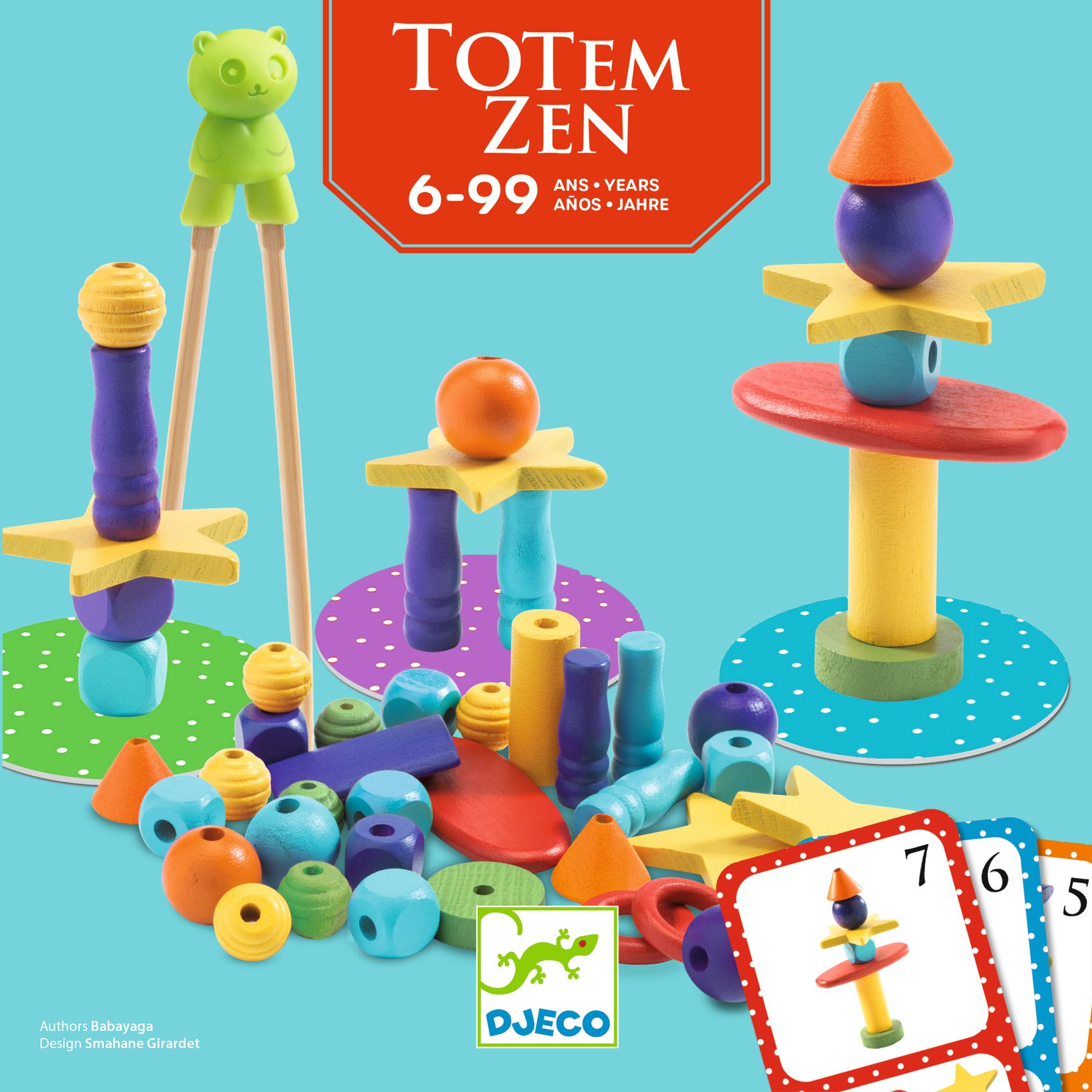 Игра настольная "Балансировка Тотем зен" DJ08454, DJECO