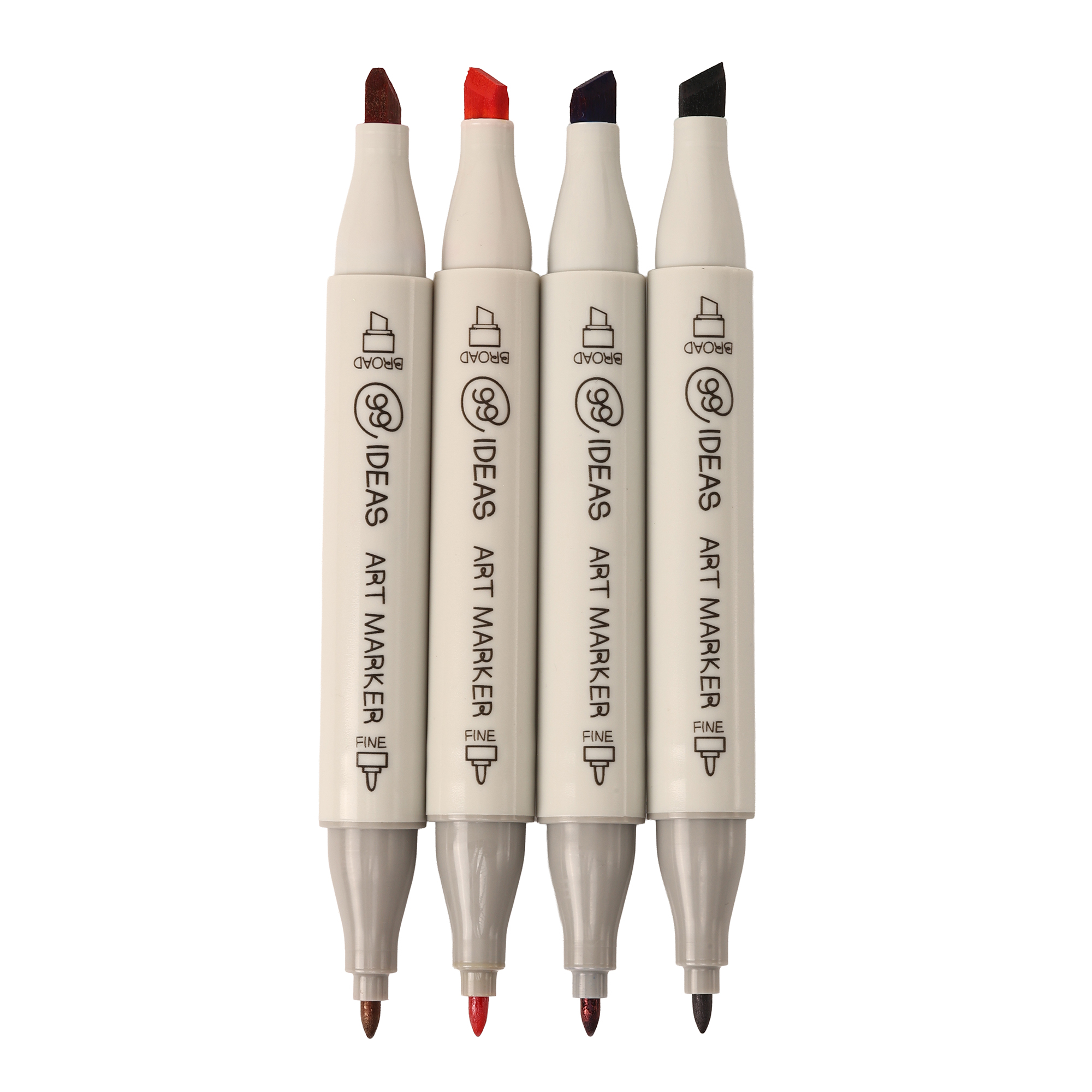 Набір маркерів Skin Tones, 6 шт., idea1-am/6skton, 99IDEAS 1