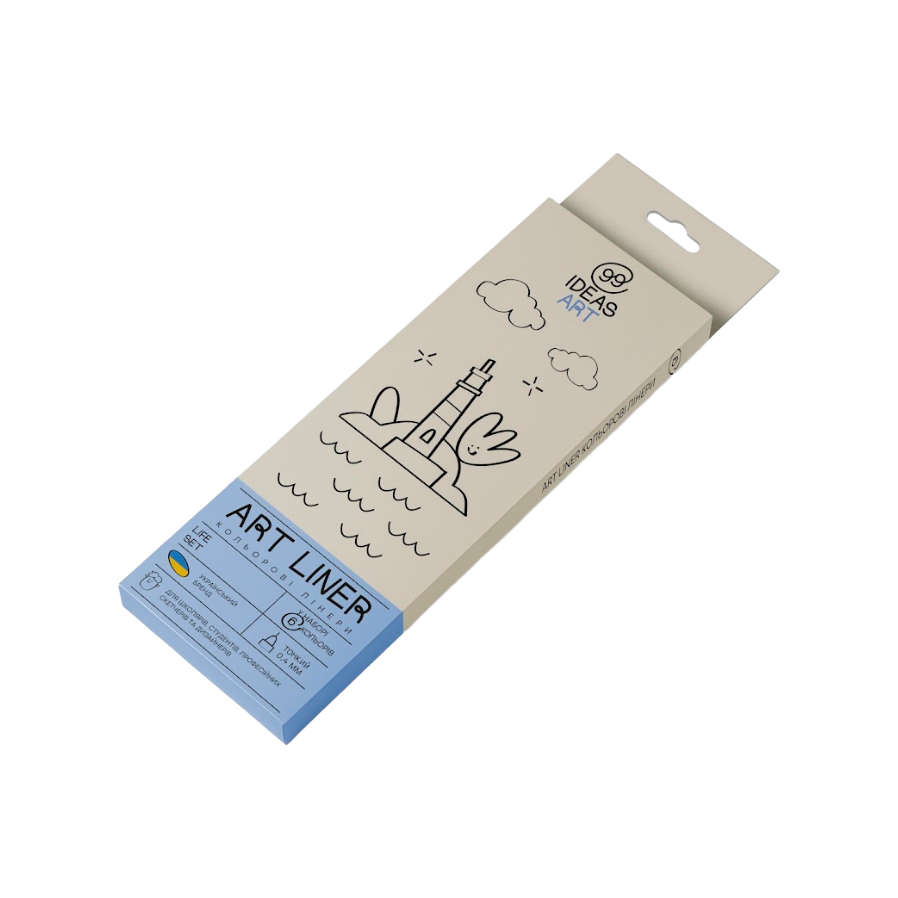 Набор цветных линеров, 6 цв.,6 set Life,IDEA10-AL6LIFE, 99IDEAS 2