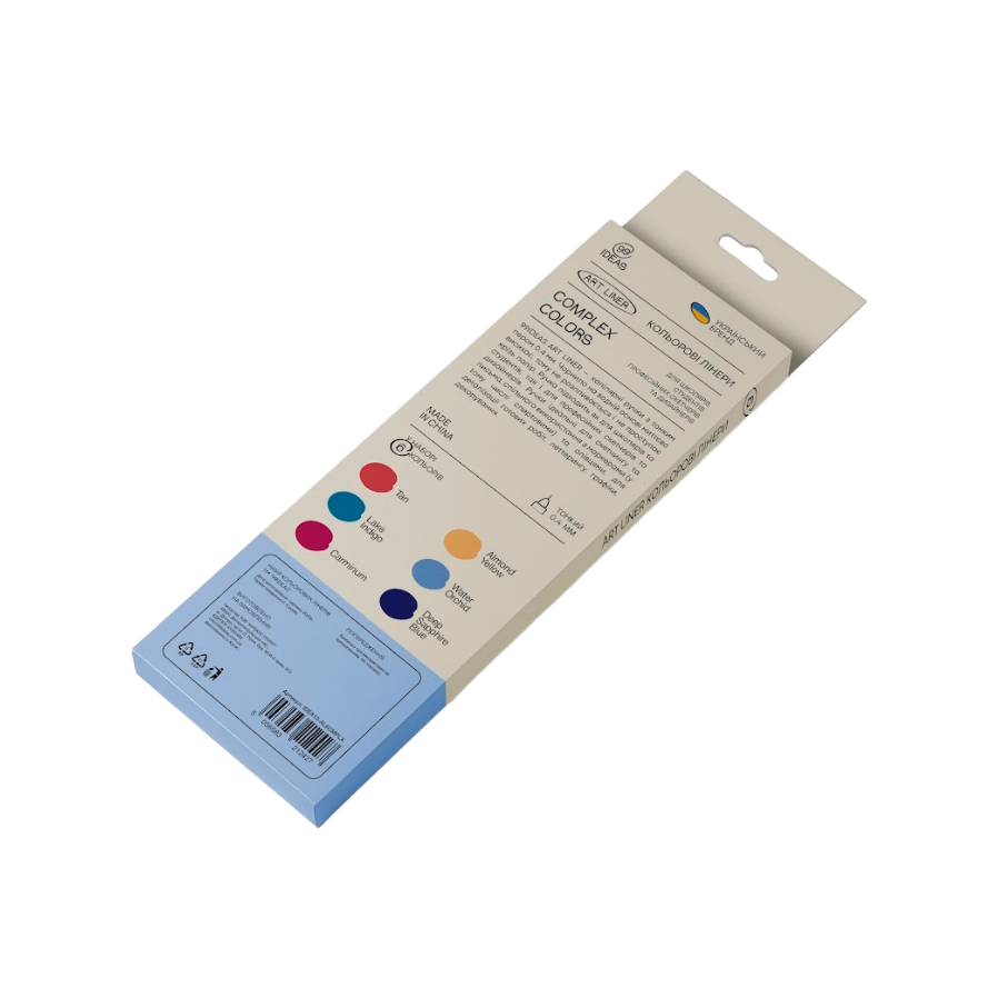 Набор цветных линеров, 6 цв.,6 set complex colors,IDEA10-AL6CMPLX, 99IDEAS 3