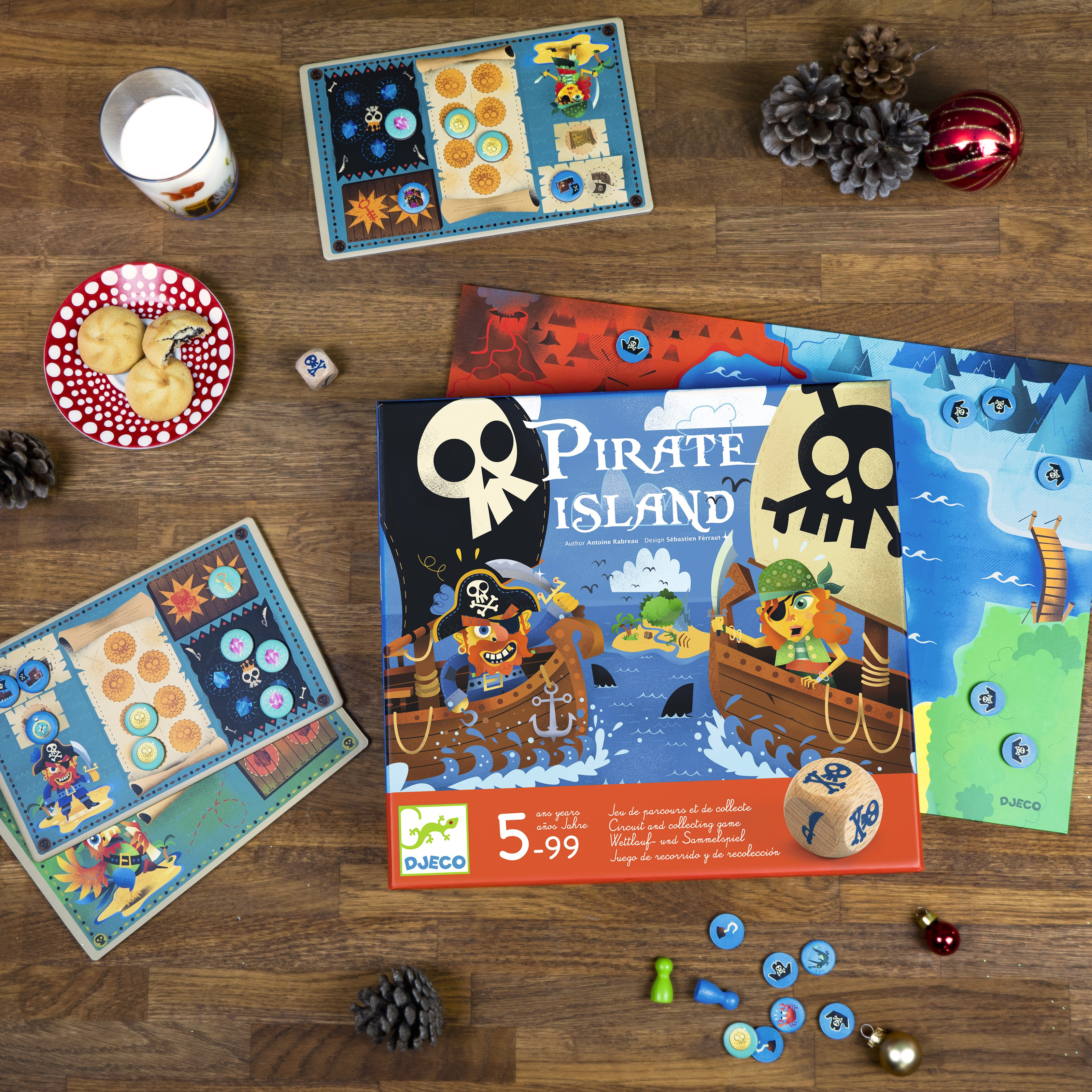 Гра настільна "Піратський острів" DJECO, DJ08595 2