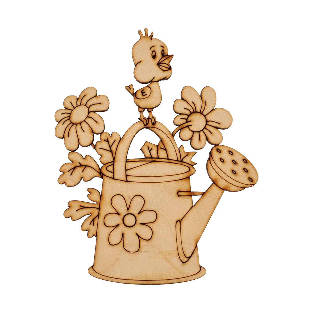 Заготовка деревянная "Утро в саду", 85*105 мм, LK10-005