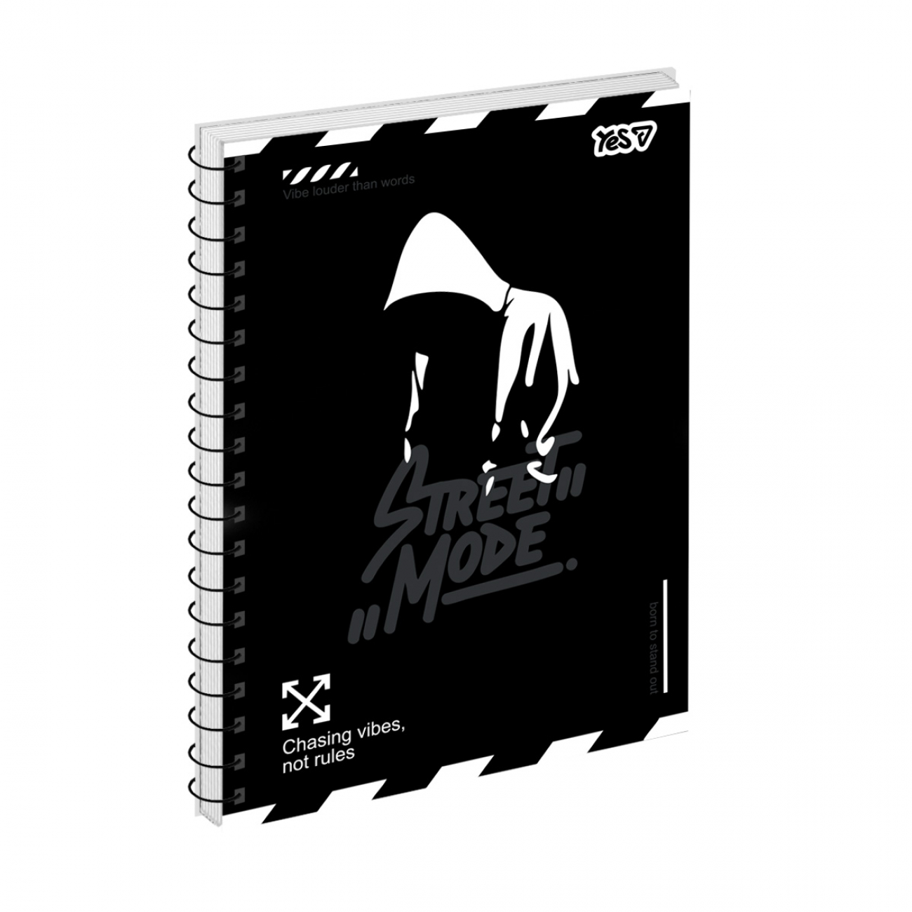 Зошит для записів Yes А5/80 од. спіраль "Street mode" ВДЛ, 152314