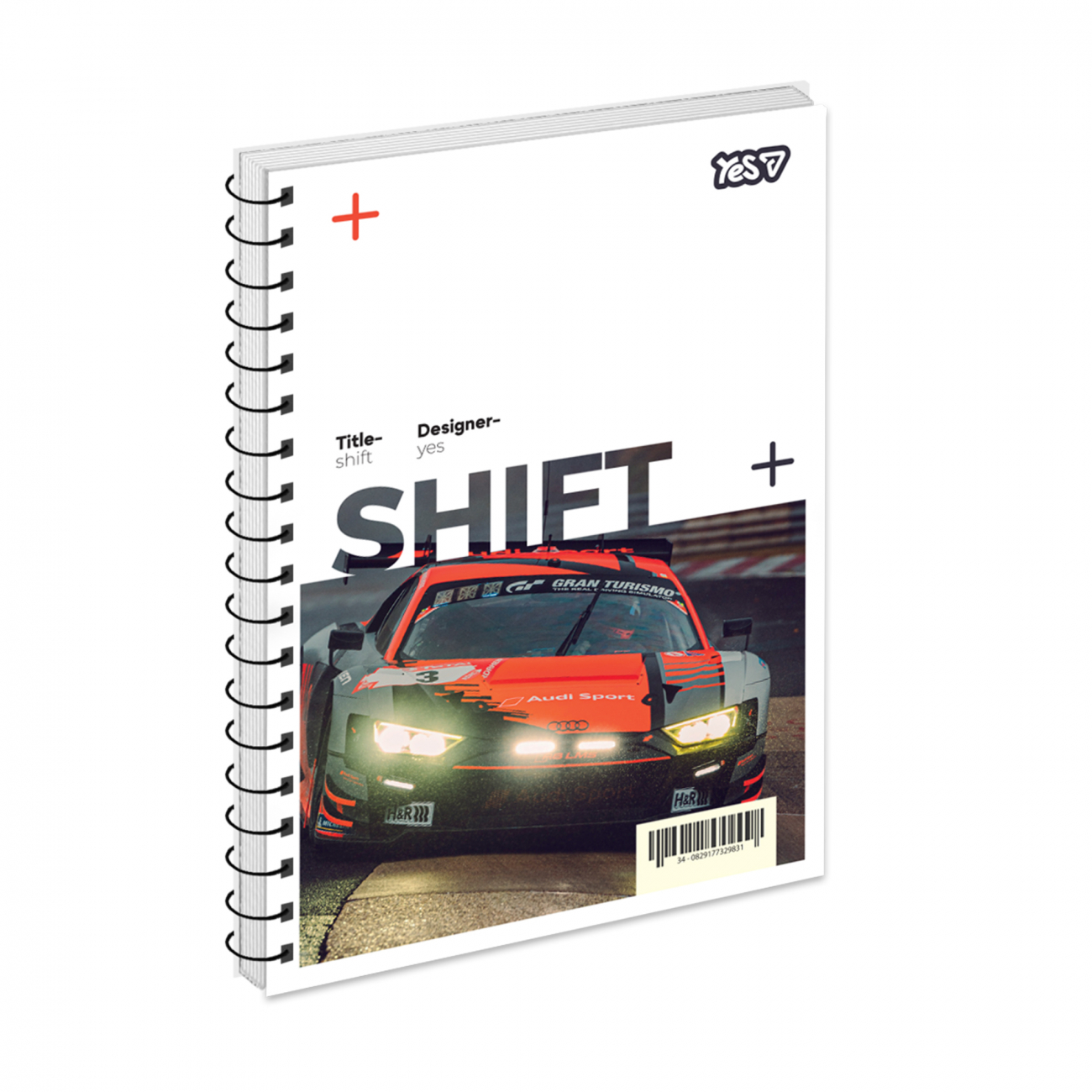 Зошит для записів Yes А5/80 од.спіраль "No limits" ВДЛ, 152313