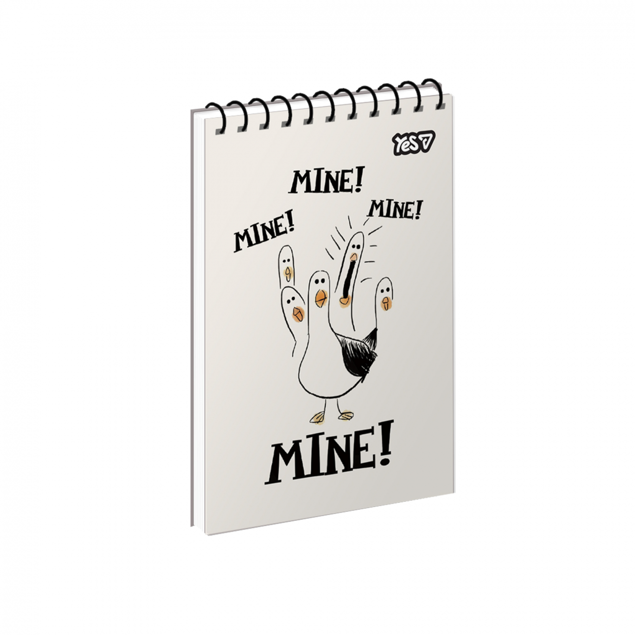 Зошит для записів Yes А6/80 од.спіраль "Mine! Mine! Mine!" ВДЛ, 152475