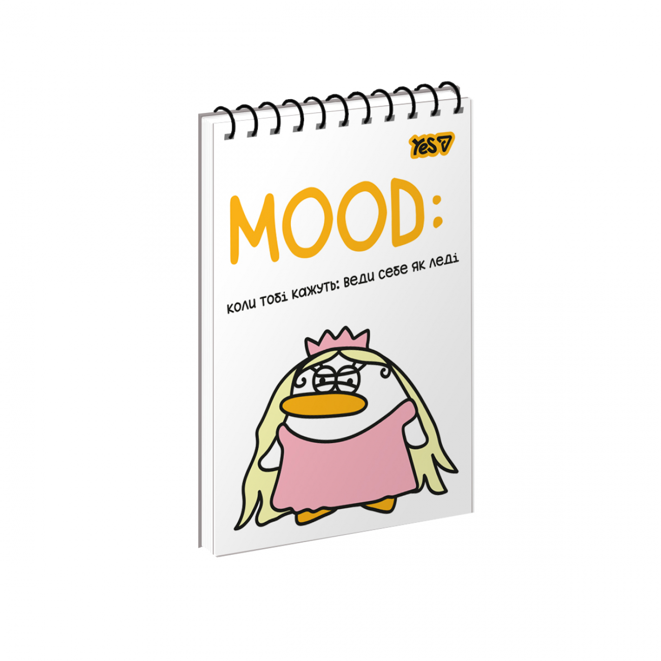 Зошит для записів Yes А6/80 од.спіраль "Mood" ВДЛ, 152477