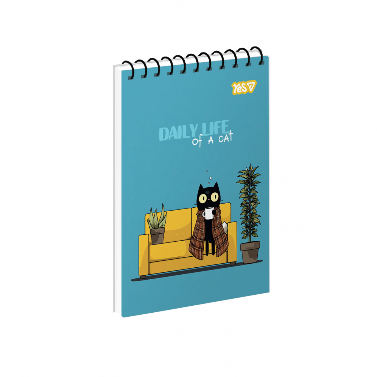 Зошит для записів Yes А6/80 од.спіраль "Simple Days" ВДЛ, 152490