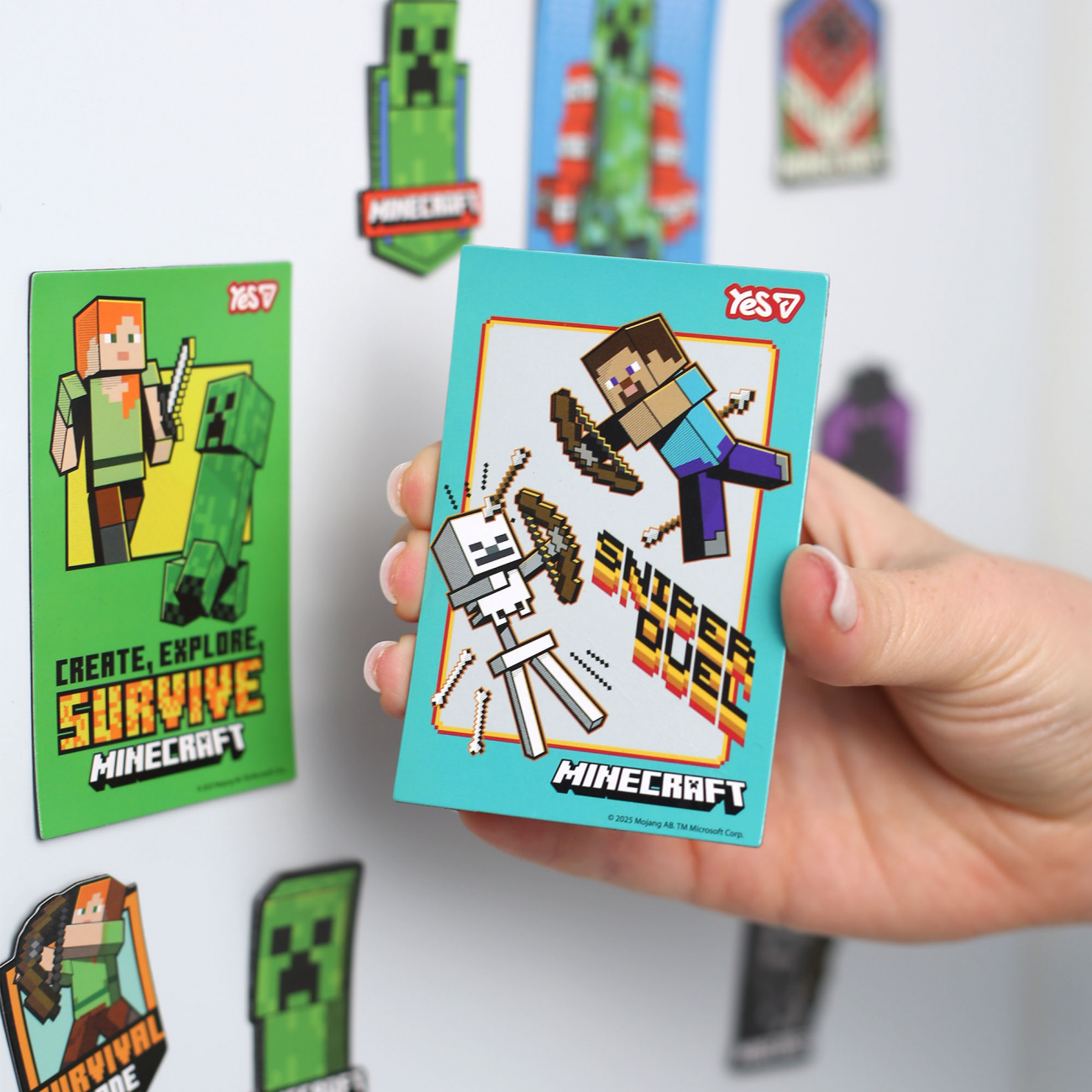 Магніти Yes "Minecraft. Sniper duel" 6*9 см, 2 шт., 708554 1