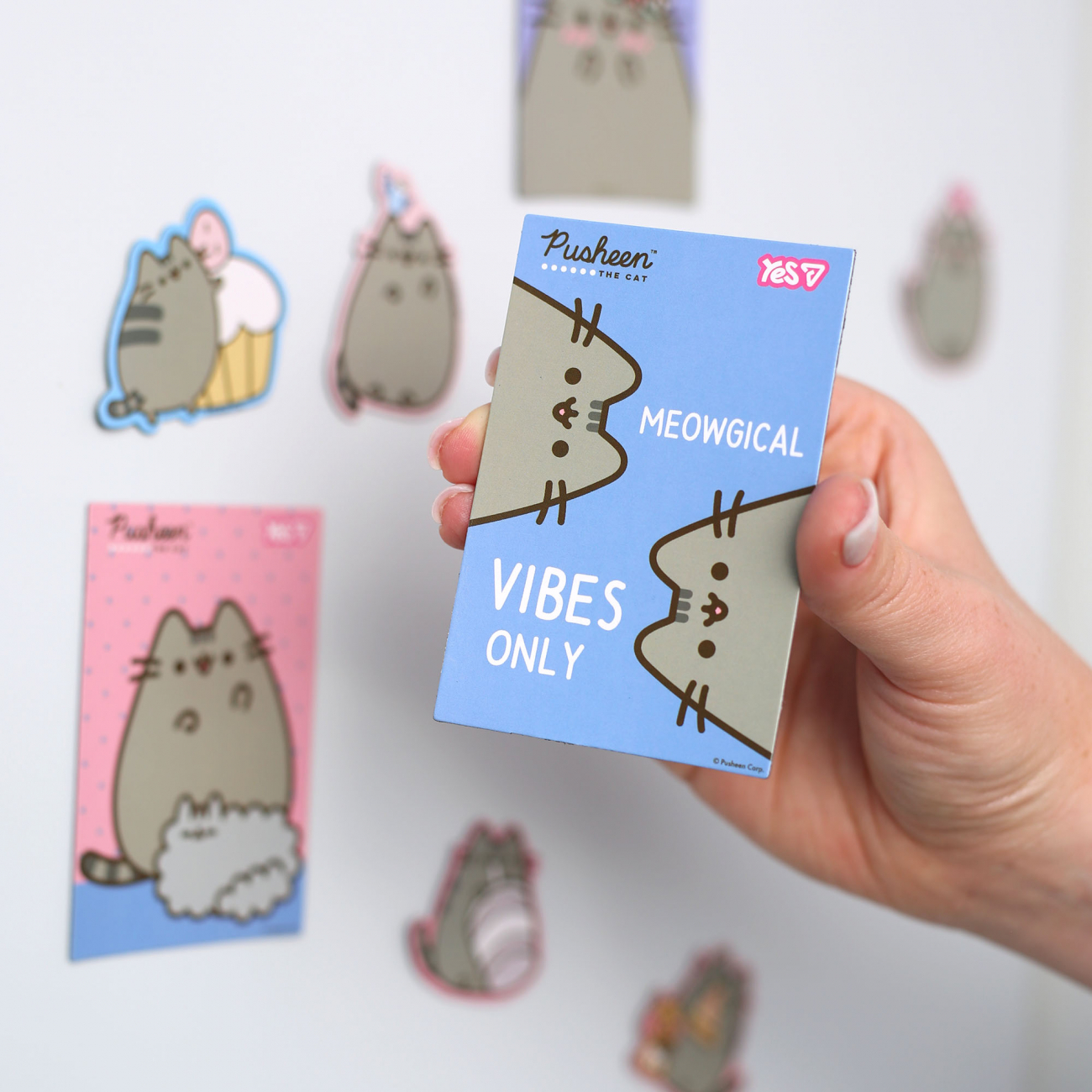 Магніти Yes "Pusheen. Vibes only" 6*9 см, 2 шт., 708558 1