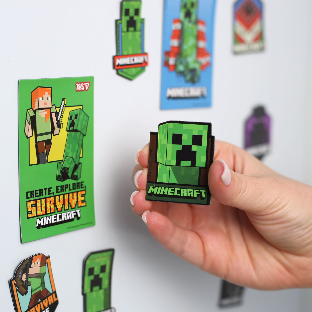 Магніти фігурні Yes "Minecraft. Heroes" 3 шт., 708544 1