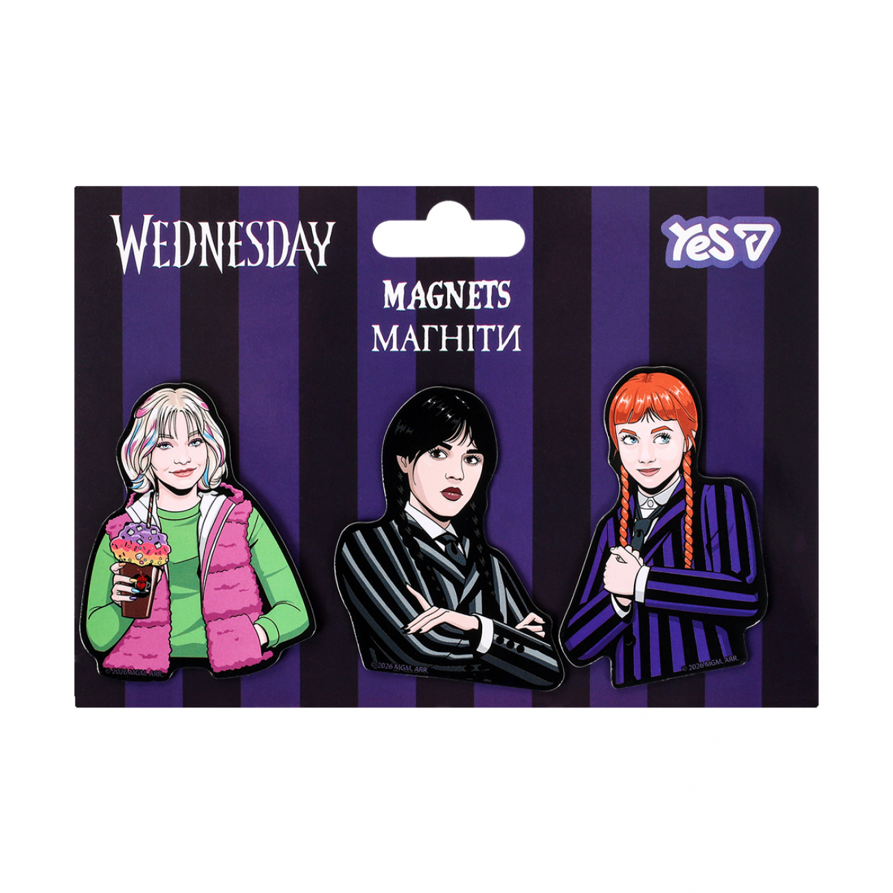 Магніти фігурні Yes "Wednesday The Admirer" 3 шт., 708815