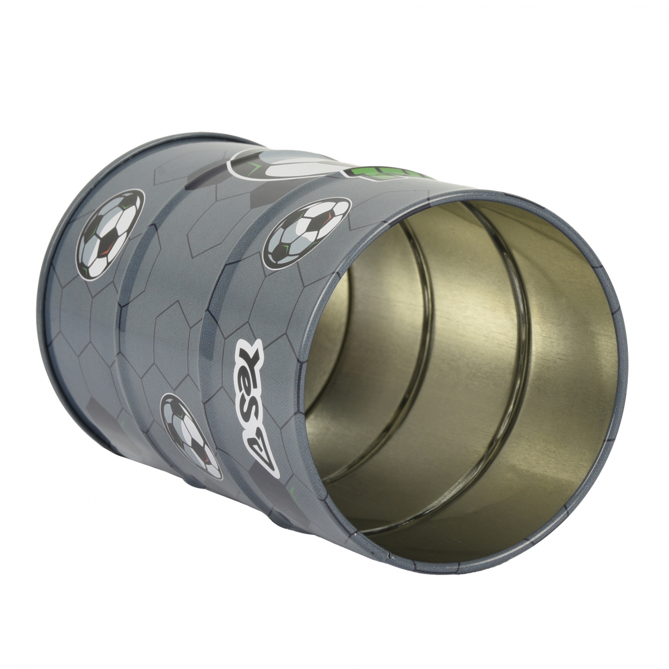 Стакан-подставка бочка Yes "Football" металл, 708791 2