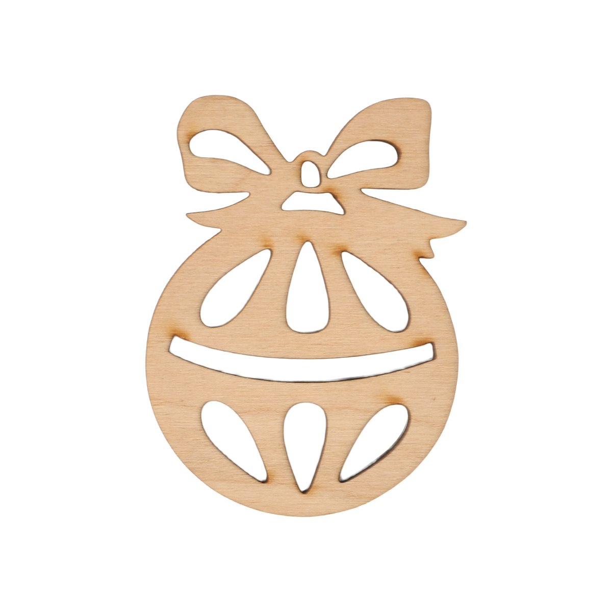 Заготовка деревянная Елочная игрушка №1, 2, 3, 4, 5, 6, 7, 8, 9 (2-043)