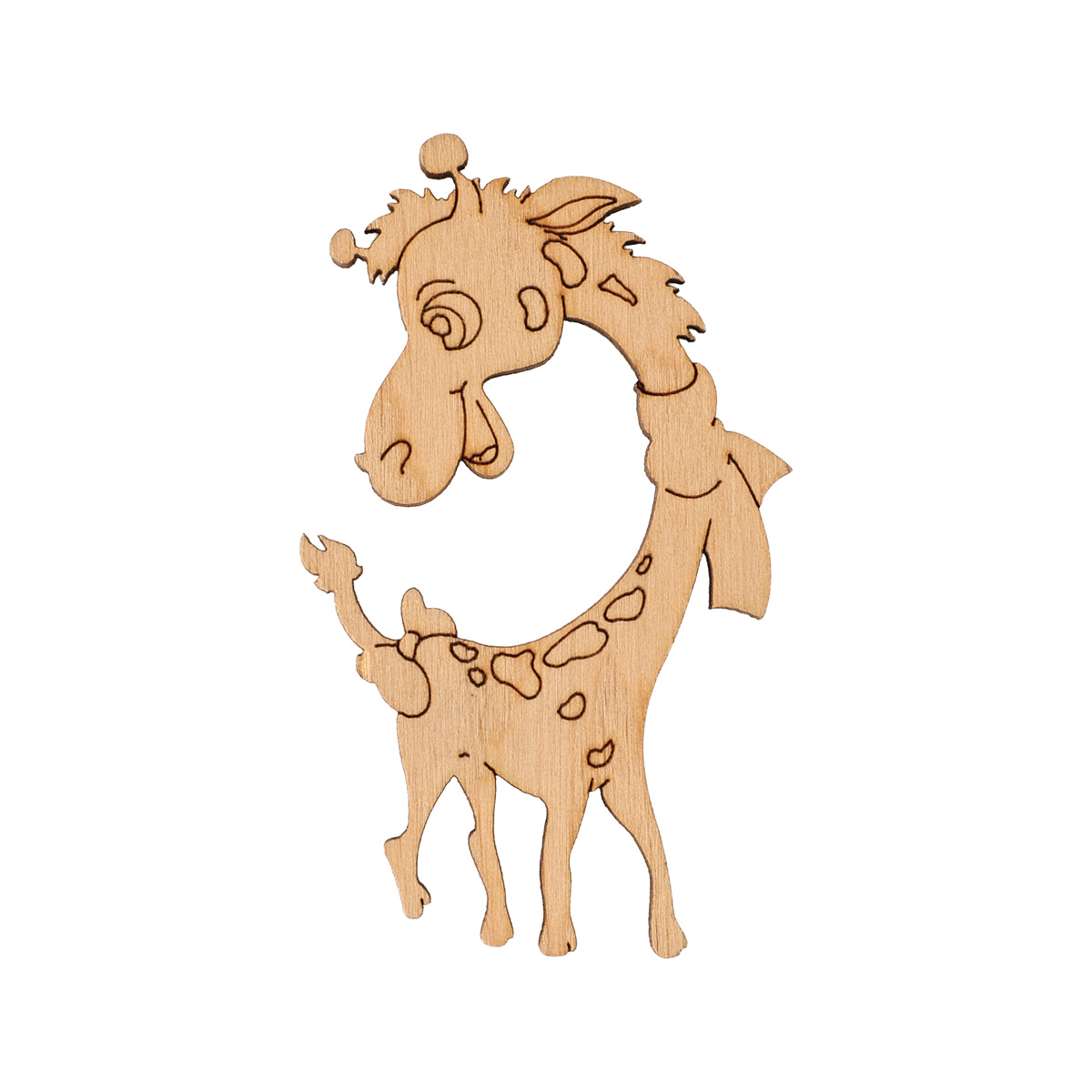 Заготовка из фанеры Раскраска "Жтраф" 7,5*4,6 см, 100414 ArtBober