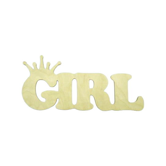 Заготовка Слово "Girl", 0375