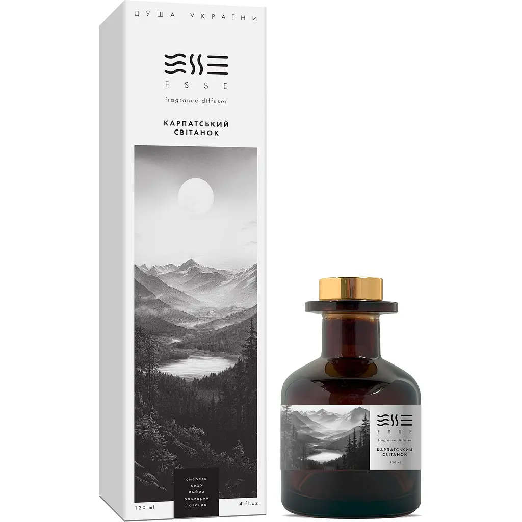 Аромадифузор "Карпатський світанок" 120 мл, ESSE ДУША УКРАЇНИ