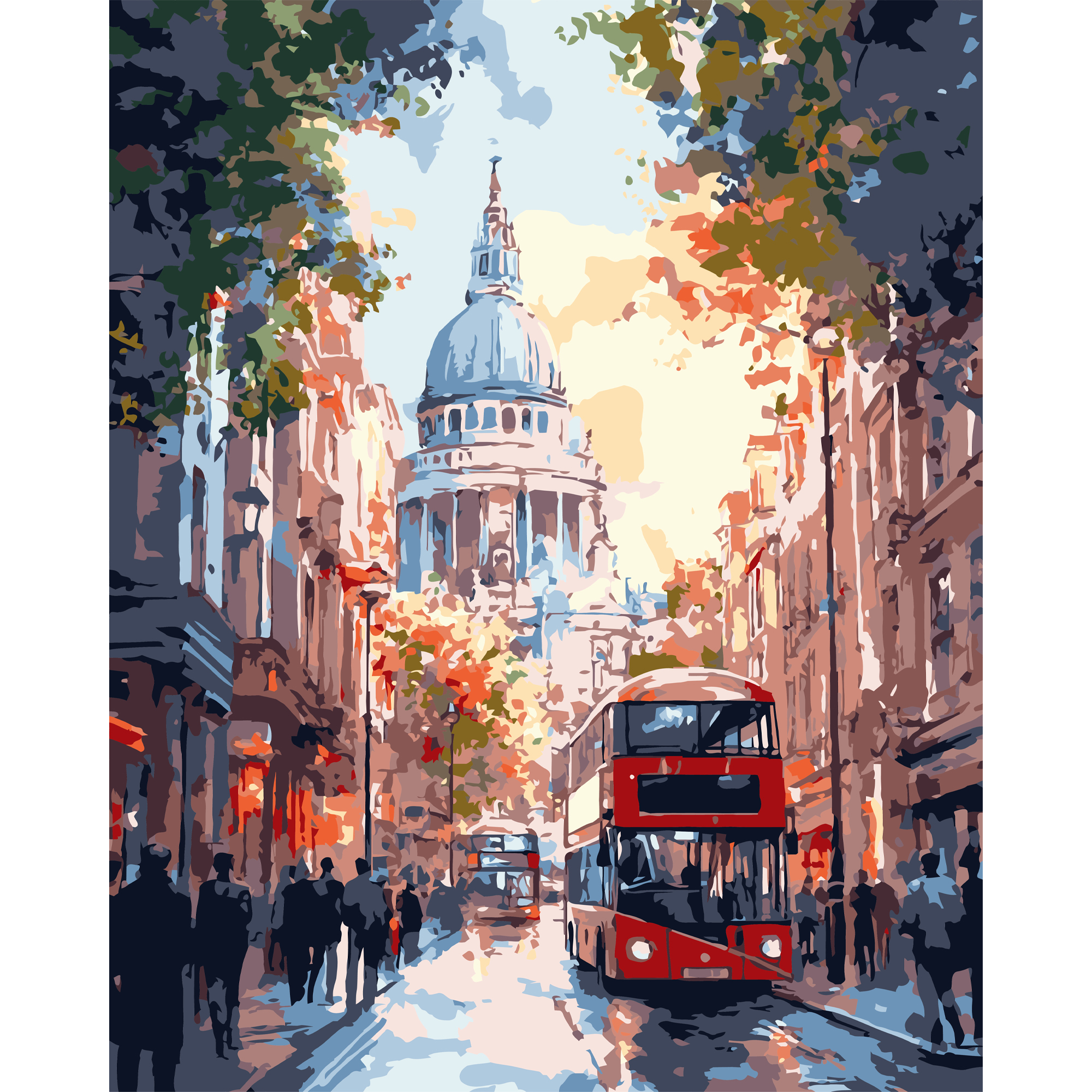 Картина по номерам 40*50 см "Цветовой метсто", VG028 ТМ "Strateg"