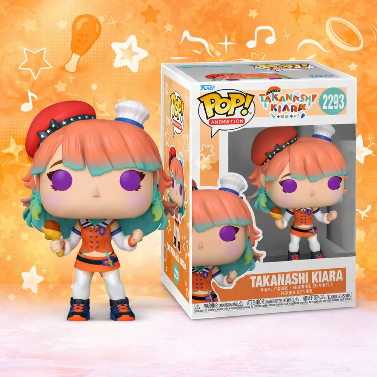 Игровая фигурка FUNKO POP! серии "Hololive" - ​​Таканаши Киара, 91853 2