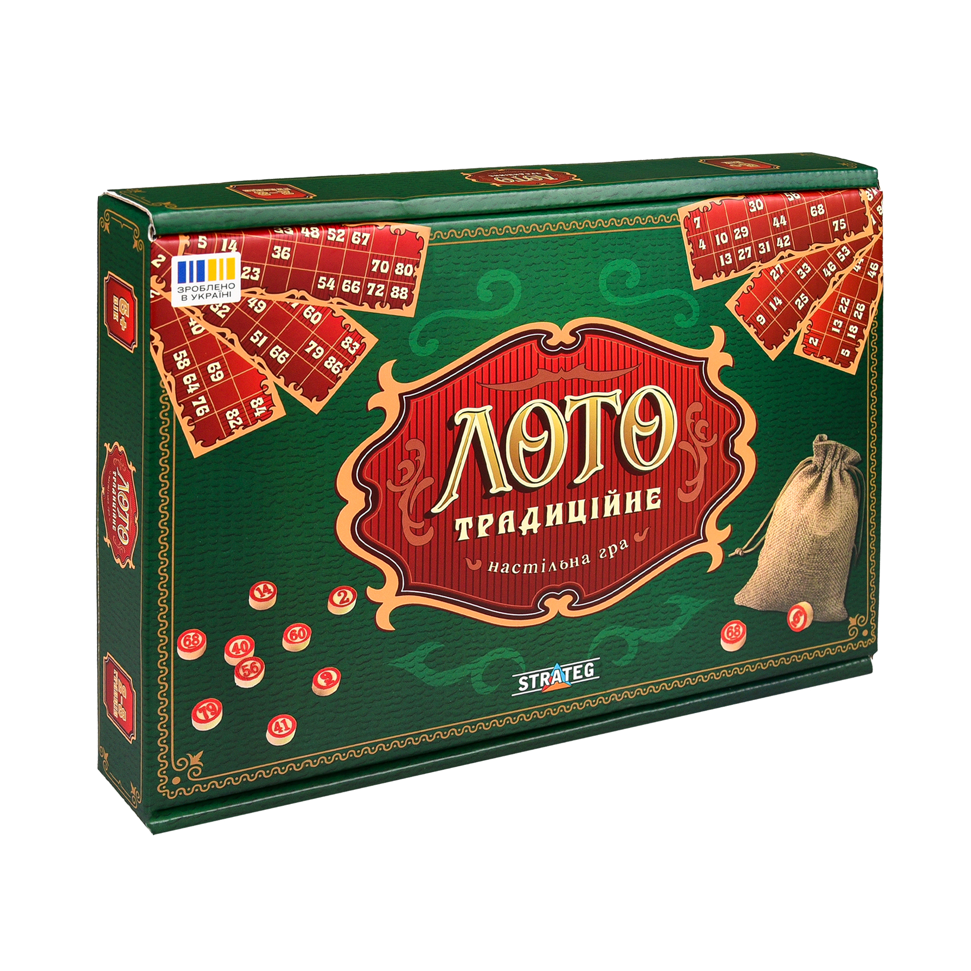 Настольная игра "Лото традиционное" 30488, ТМ "Strateg"