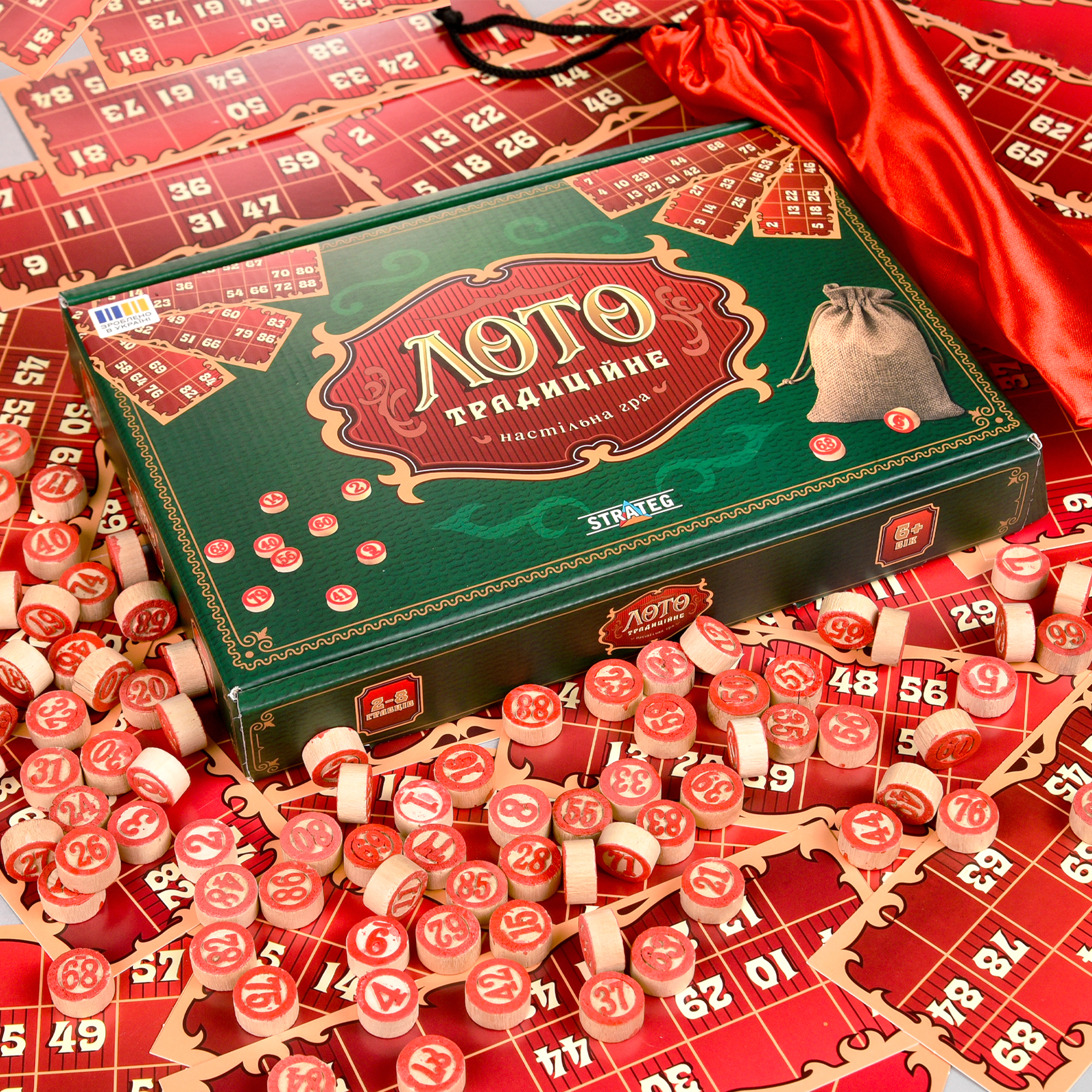 Настольная игра "Лото традиционное" 30488, ТМ "Strateg" 6