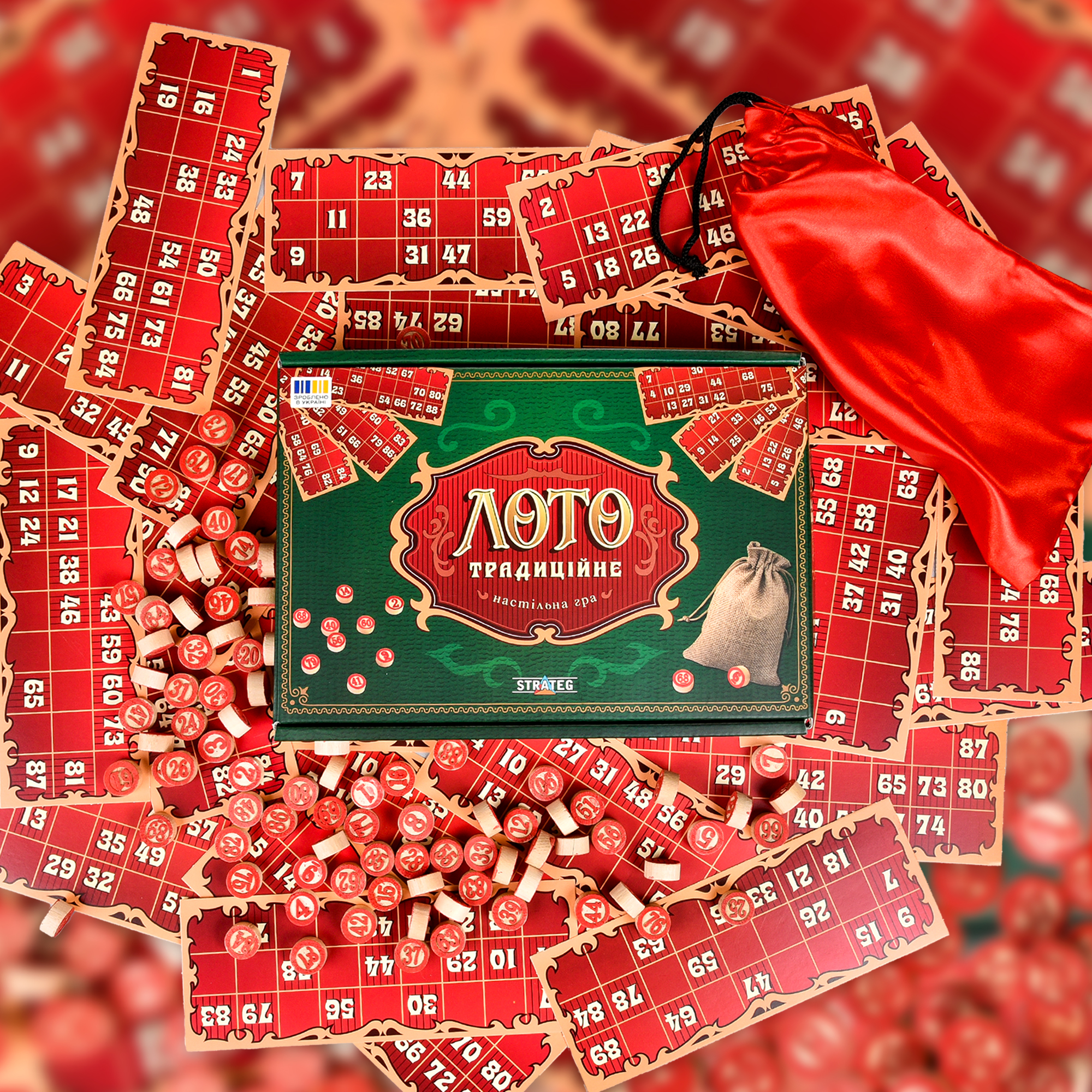 Настольная игра "Лото традиционное" 30488, ТМ "Strateg" 7