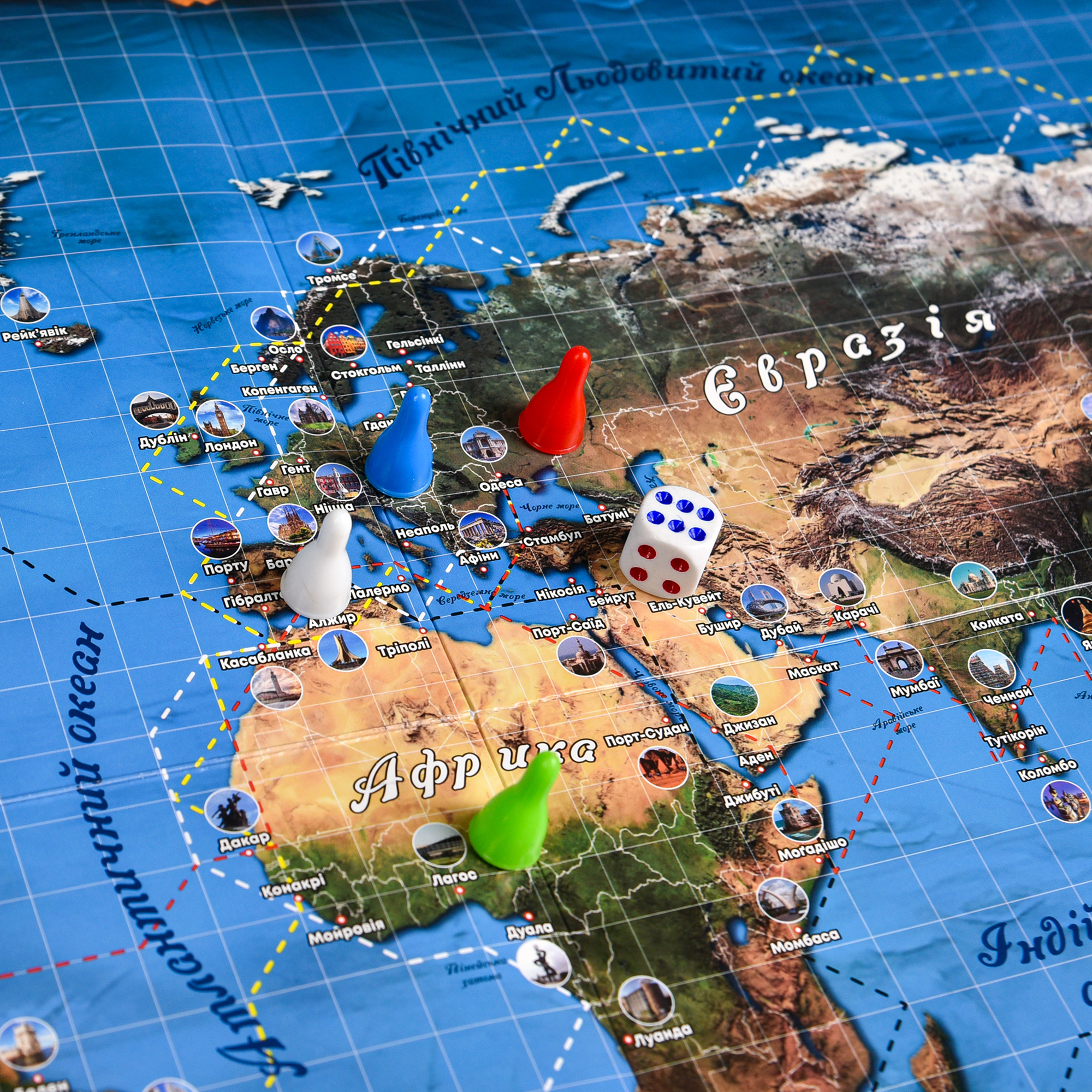 Настольная игра "Вокруг света 30110, ТМ "Strateg" 3