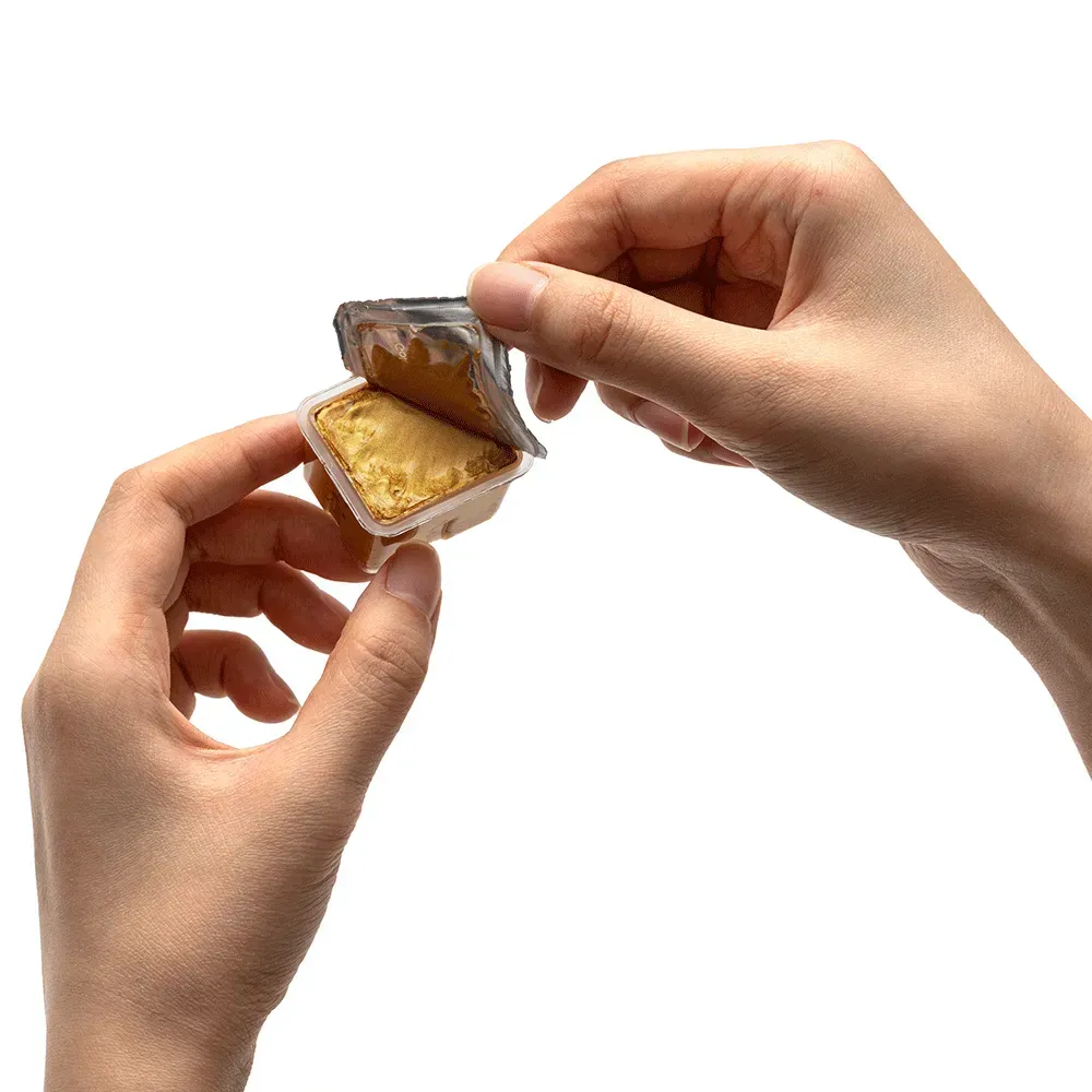 Набор гуашевых красок Jelly Cup 18*30 мл, Металлики, желтый пластик.пенал, HIMI 7