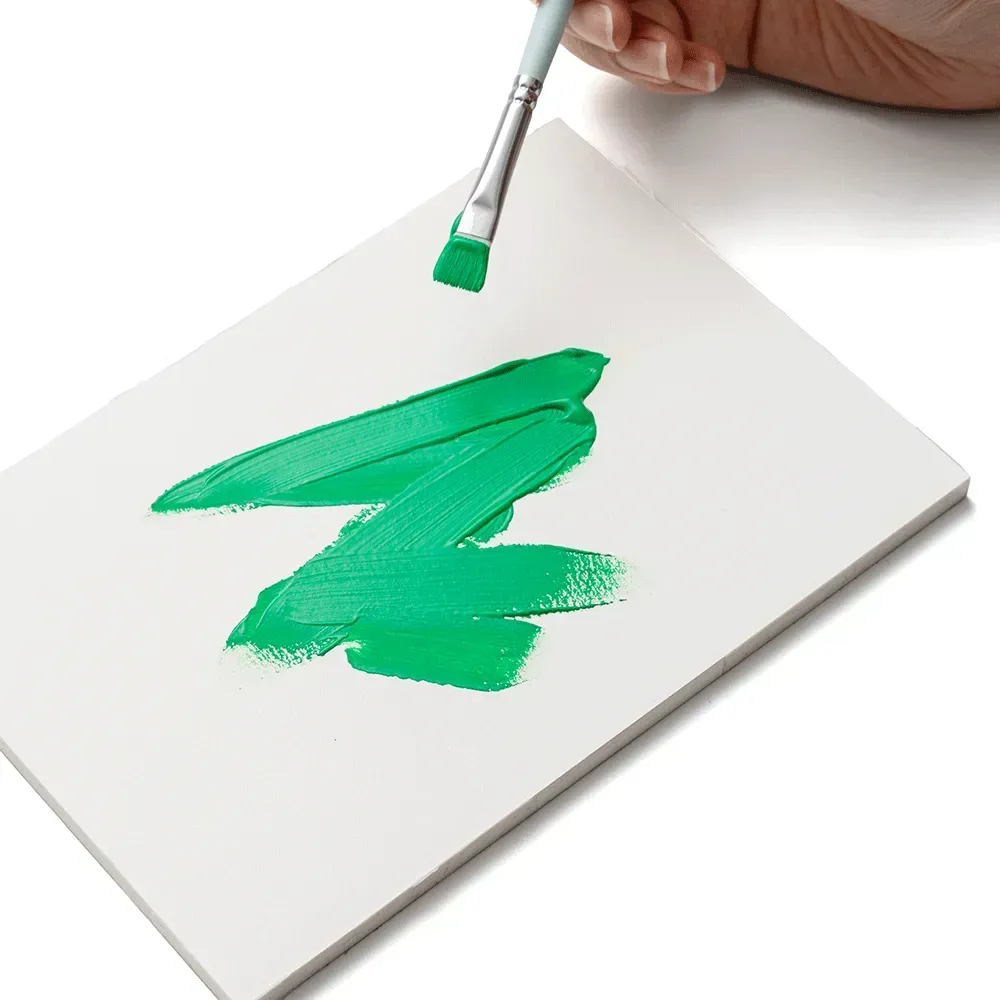 Набор гуашевых красок Jelly Cup 24*30 мл, зеленый пластик.пенал, HIMI 5