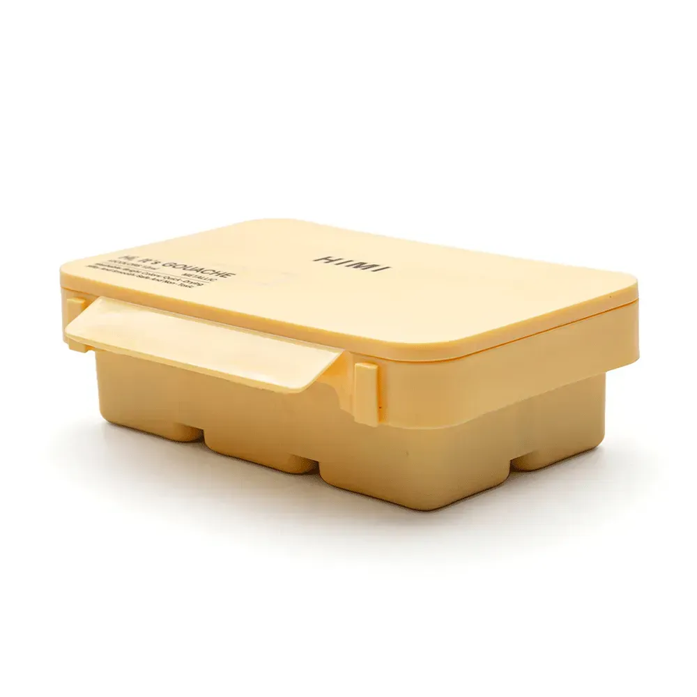 Набор гуашевых красок Twin Cup 12*12 мл, Металлик, желтый пластик.пенал, HIMI 1