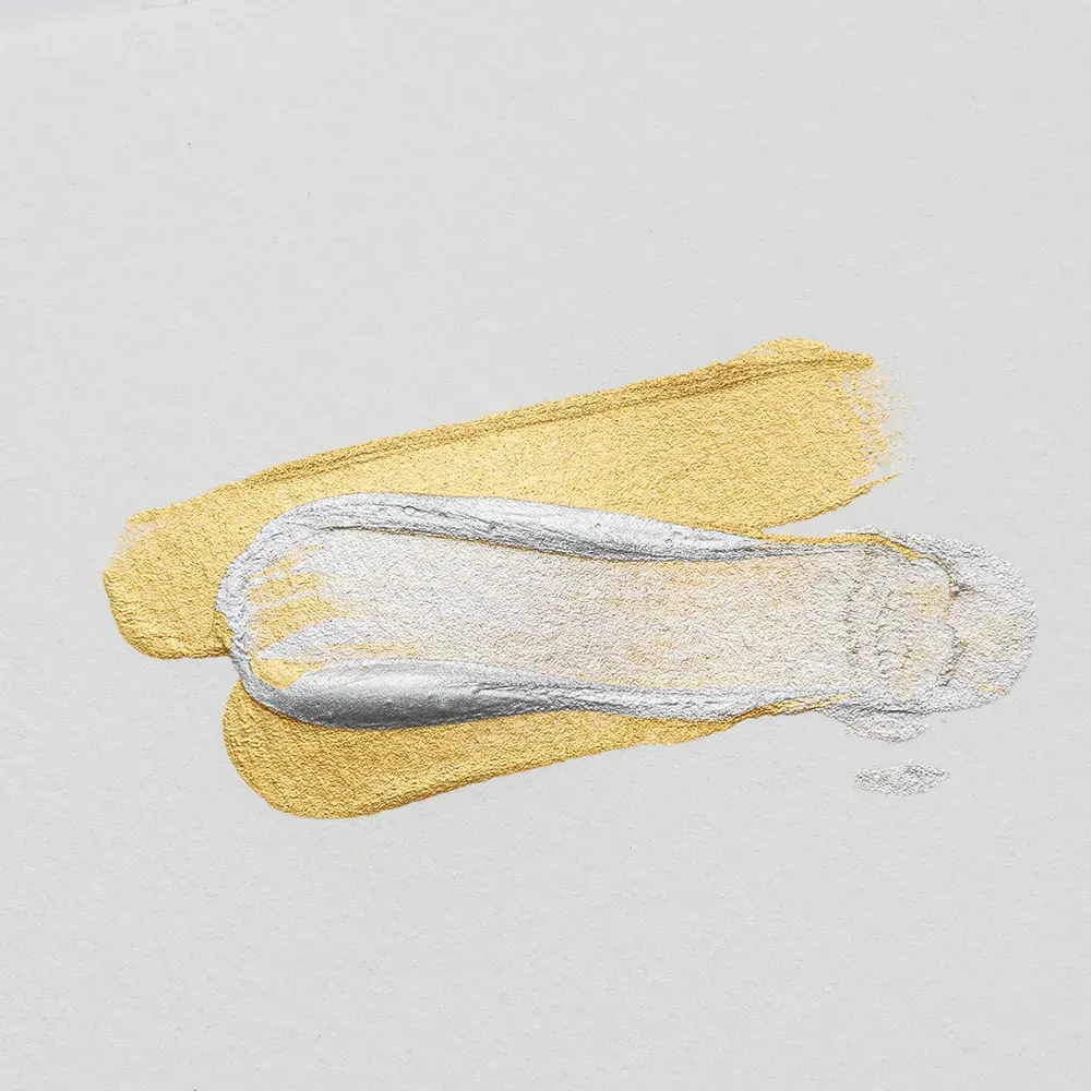 Набор гуашевых красок Twin Cup 12*12 мл, Металлик, желтый пластик.пенал, HIMI 10