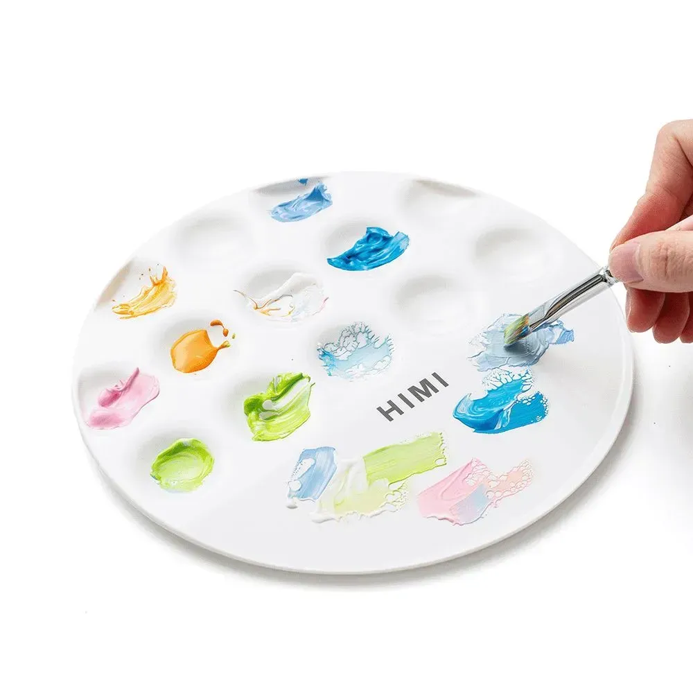 Палитра пластиковая (d:21,1см.), круглая, HIMI 4