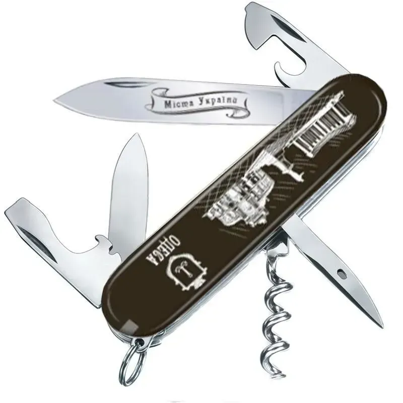 Нож Spartan City 3D, 91мм/12предм/черн/штоп/Одесса, Vx1.3603.3_M0340d