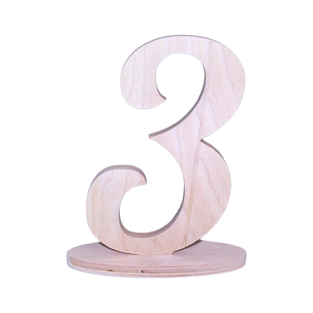 Заготовка Цифра "3" на подставке, 0846