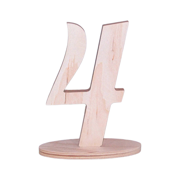 Заготовка Цифра "4" на подставке, 0846