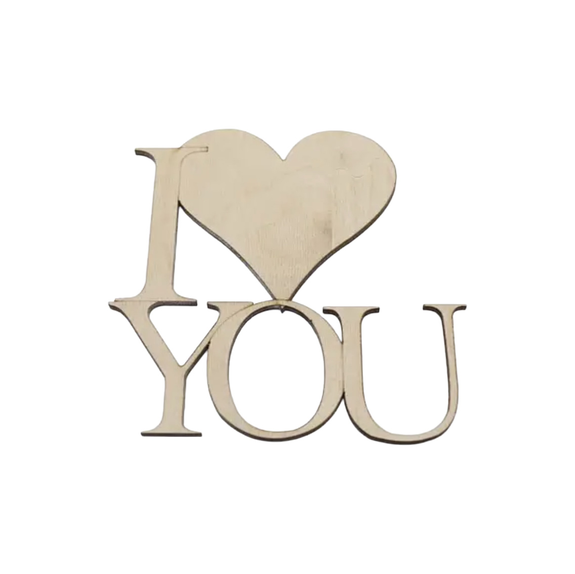 Заготівка дерев’яна "Love you",  VD015