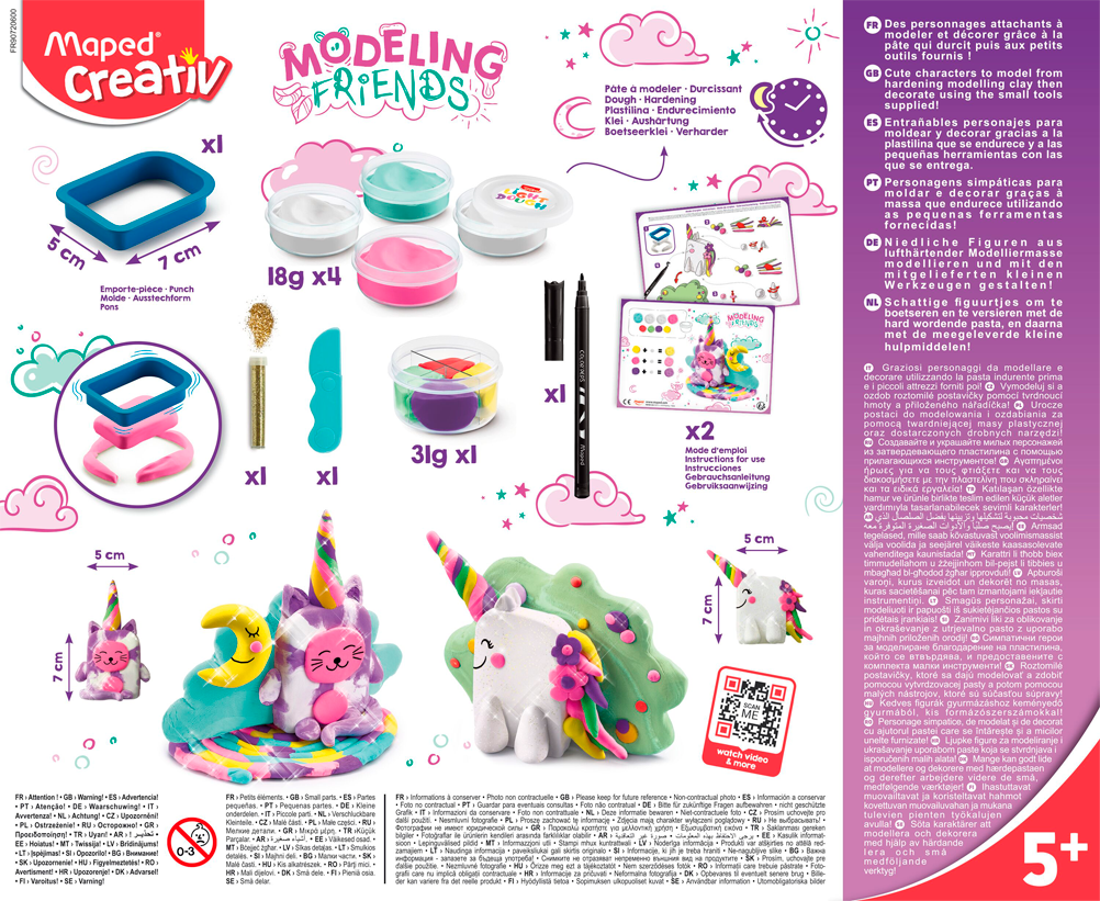 Набор для творчества из самозастывающей глины Magical, MP.907206 2