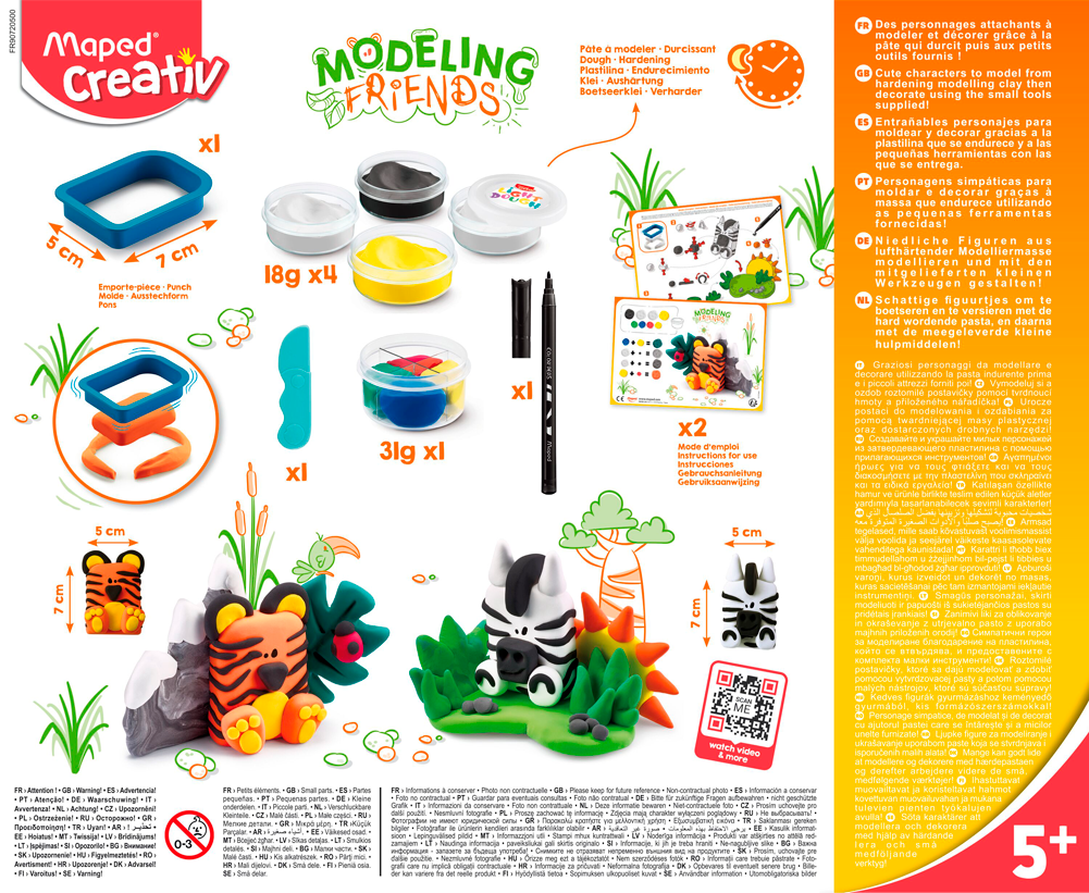 Набор для творчества из самозастывающей глины Wild, MP.907205 2