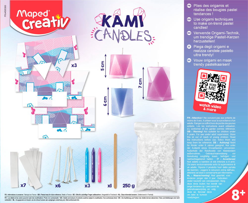Набор для творчества Kami Candles, MP.J45053 2