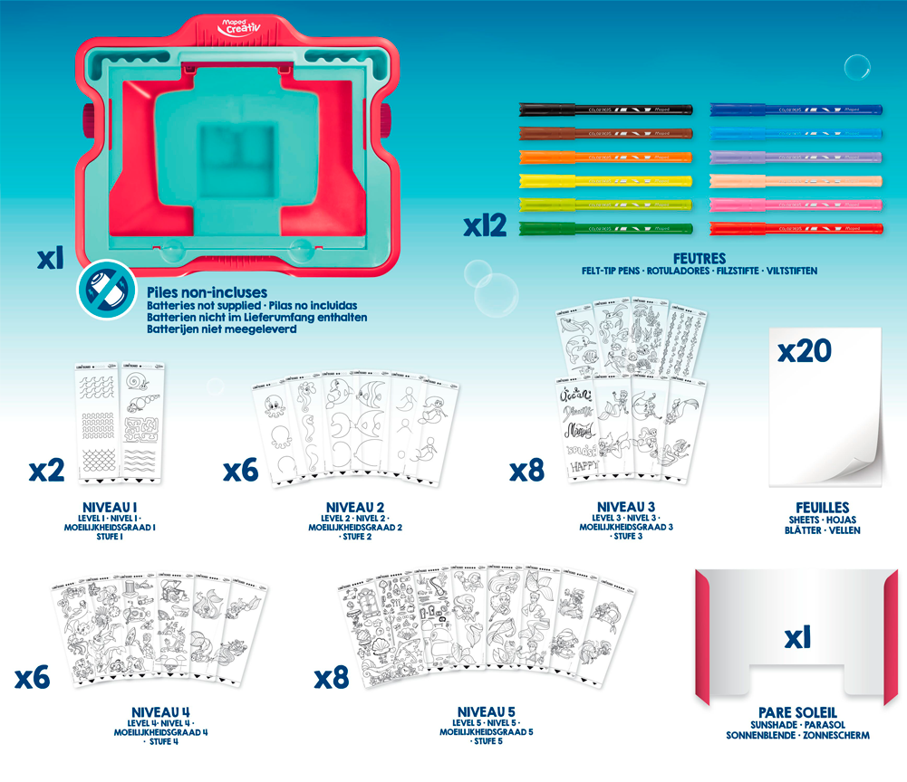 Световая доска Lumi – Мир русалочки, MP.904101 2