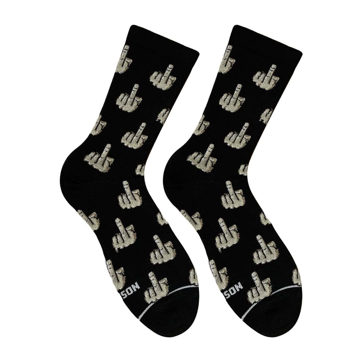 Шкарпетки  "Фак чорні-чорні" р. 36-40, fuckblackblack36