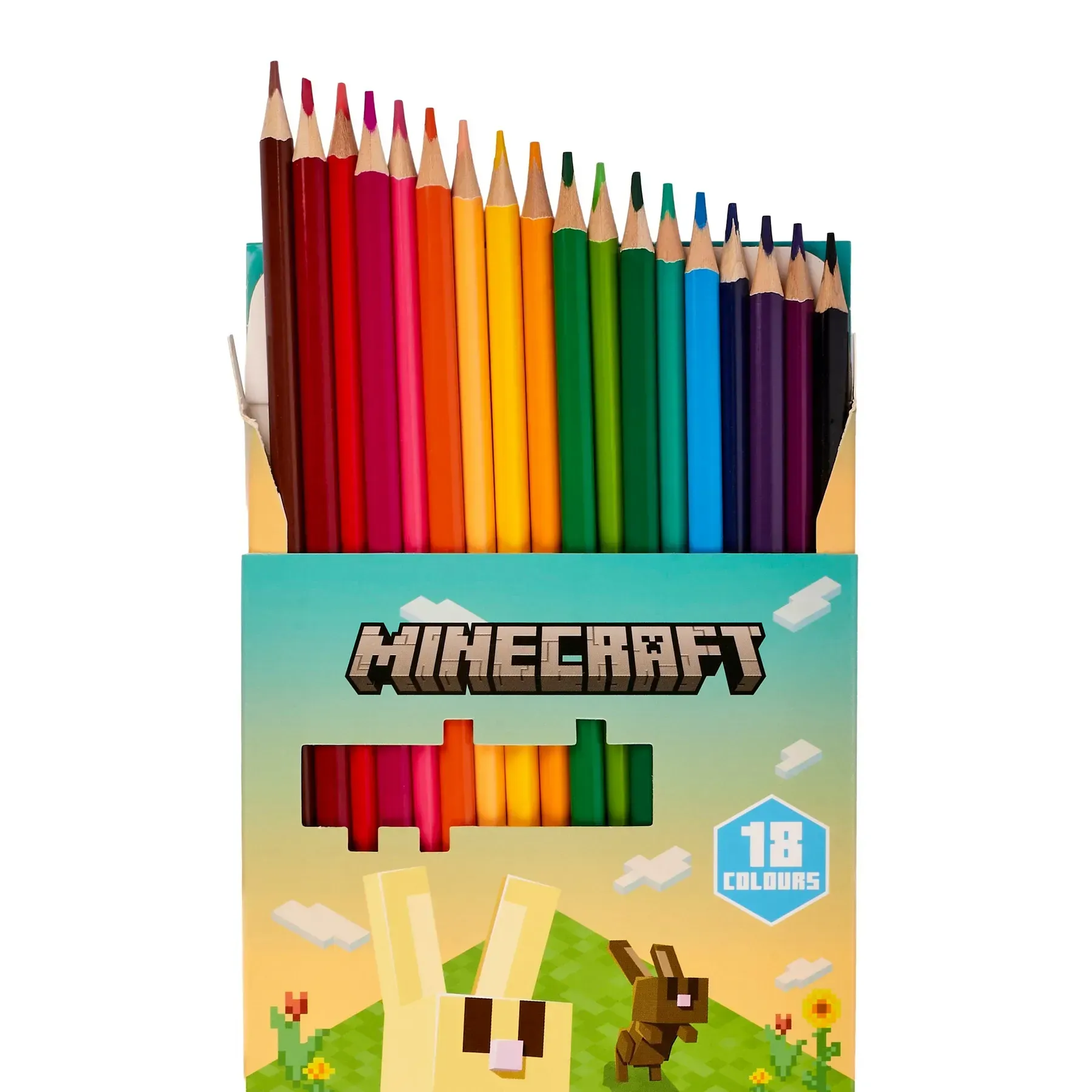 Карандаши цветные Yes 18 цветов "Minecraft. Spring", 290773 1