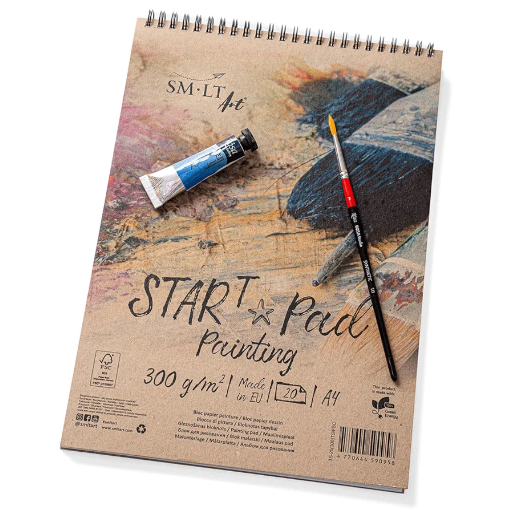 Альбом на спирали Star T (mixed media) А5 300 г/м², 20 л, Smiltainis 1