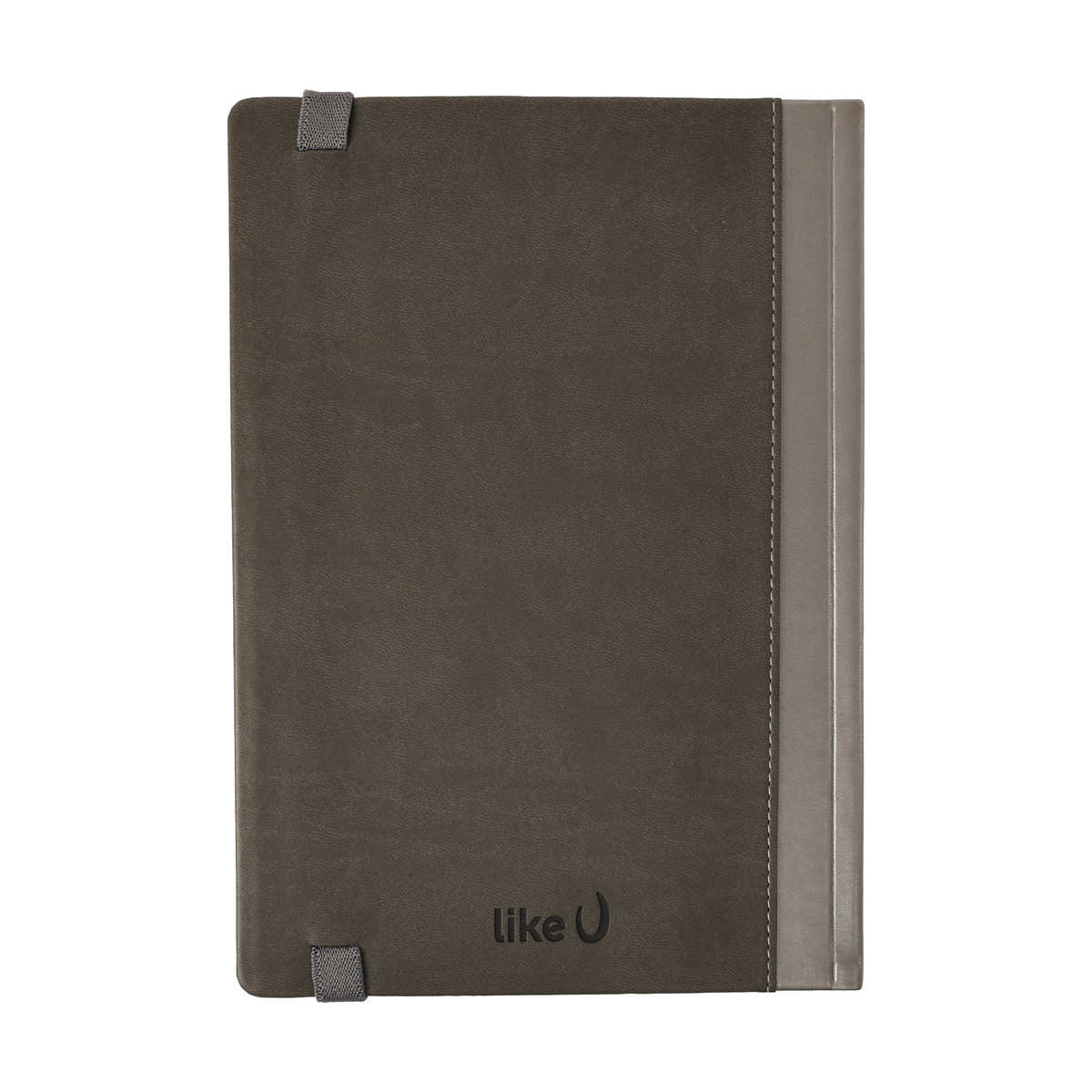 Записник В5 Pro у лінійку Обкладинка сіра/срібна кремовий блок, 11101PRHEF 1