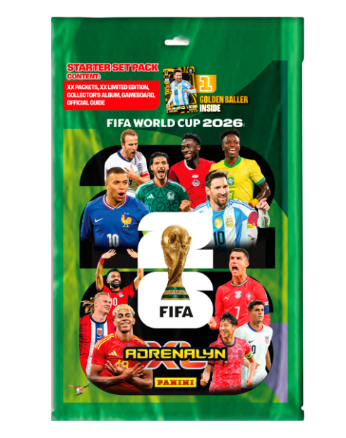 Мегапак Panini "Adrenalyn XL FIFA WC 2026", картки