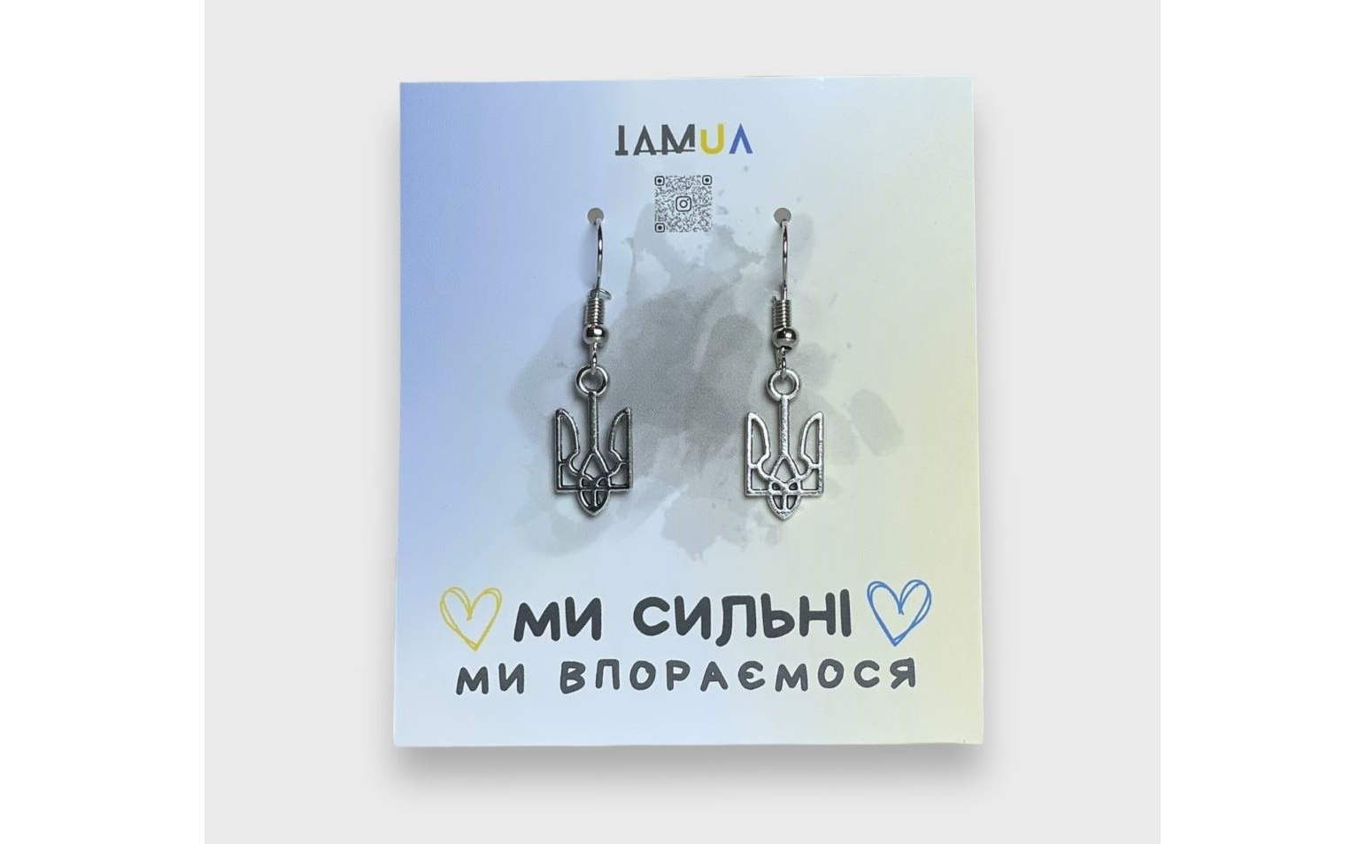 Сережки Герб  срібло