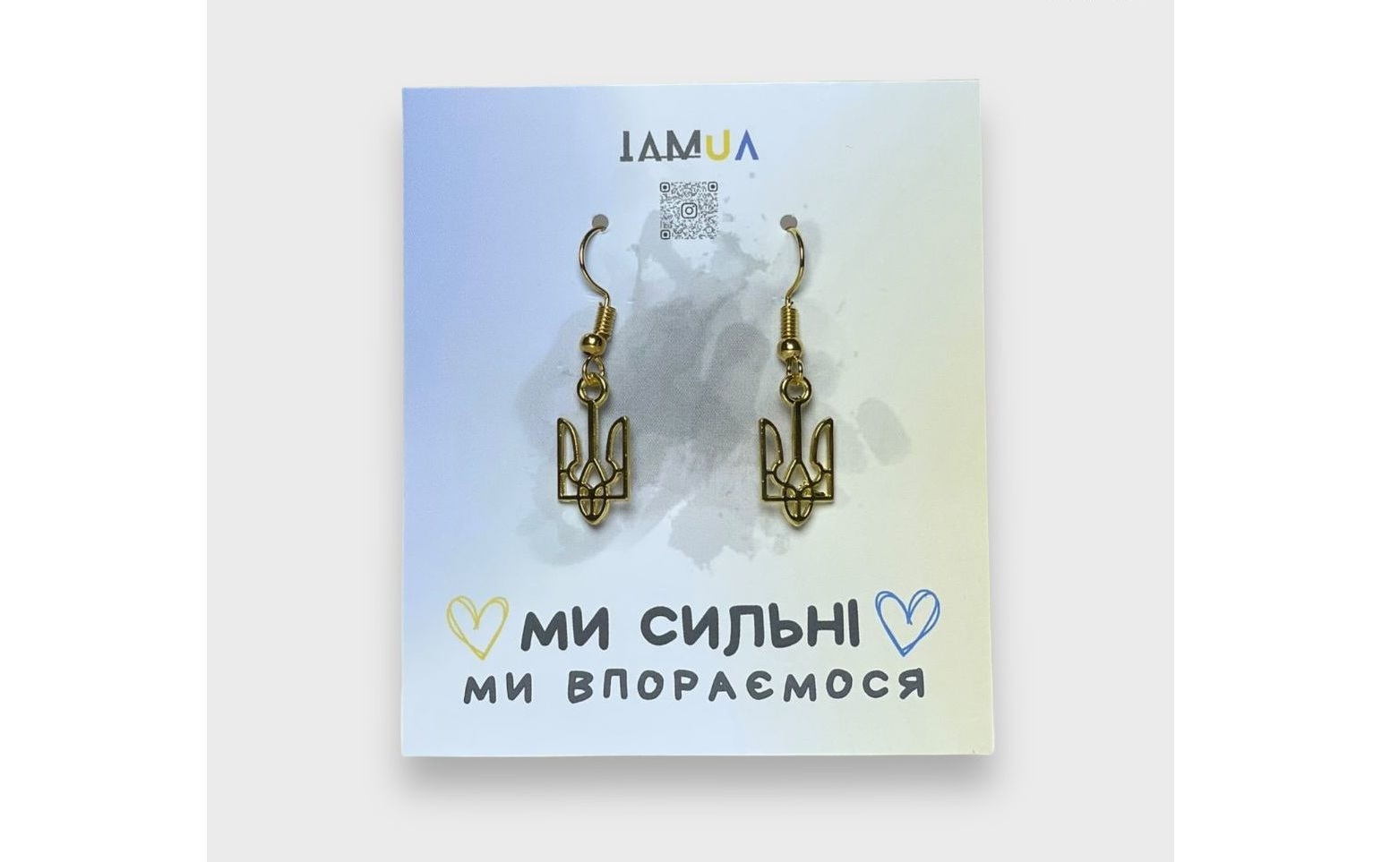 Сережки Герб золото