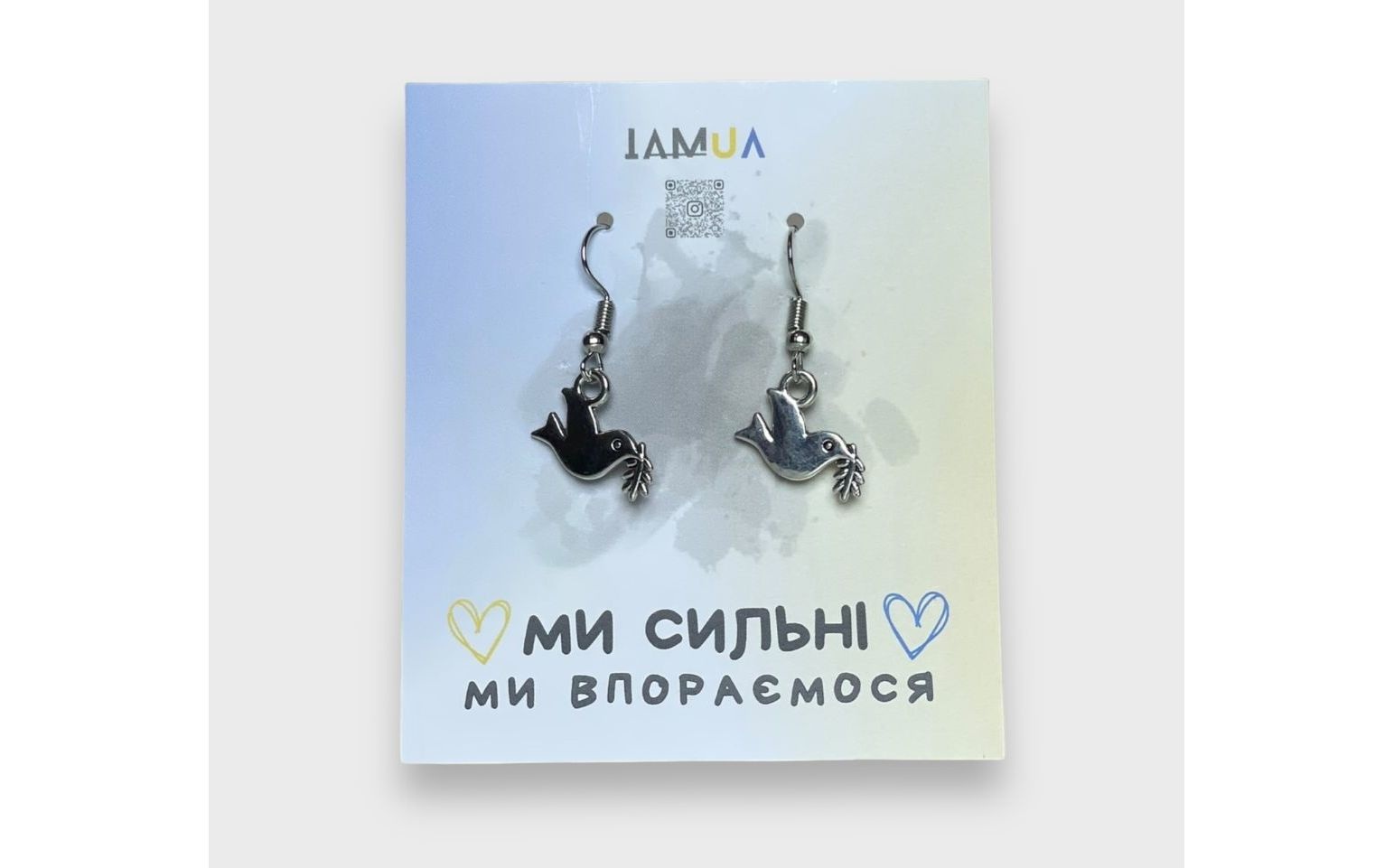 Сережки Голуб Миру