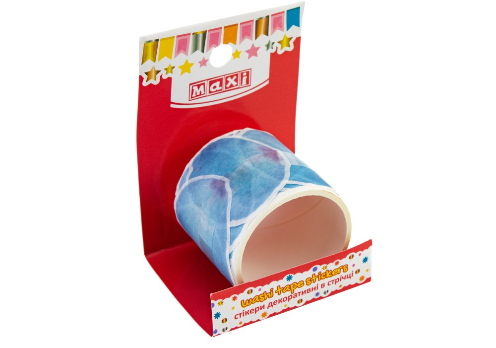 Стікери декоративні "Блакитні пелюстки" в стрічці на клейкій основі