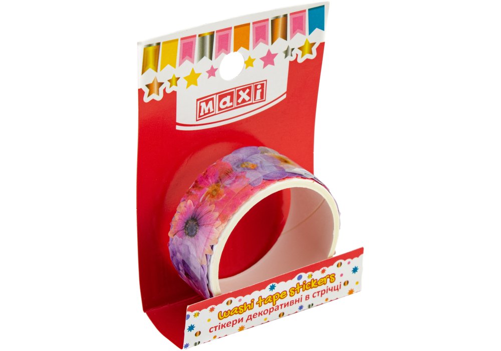Стікери декоративні "Польові квіти" в стрічці на клейкій основі