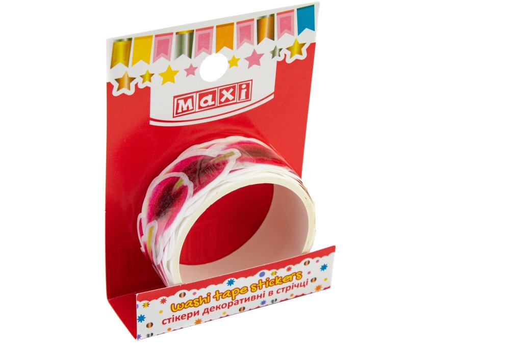 Стікери декоративні "Рожеві пелюстки" в стрічці на клейкій основі